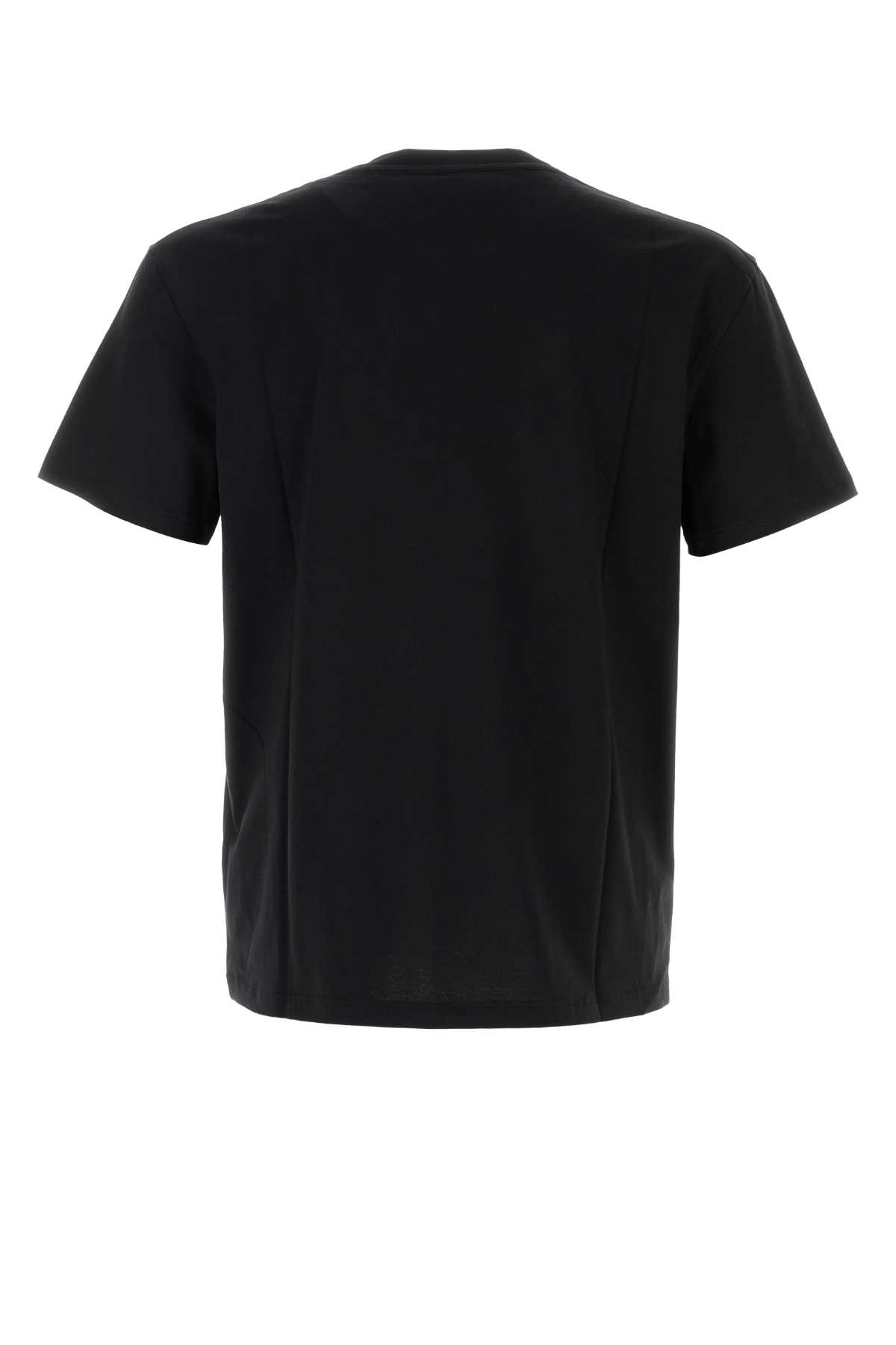 Valentino T-shirt With Signature Vlogo In Black