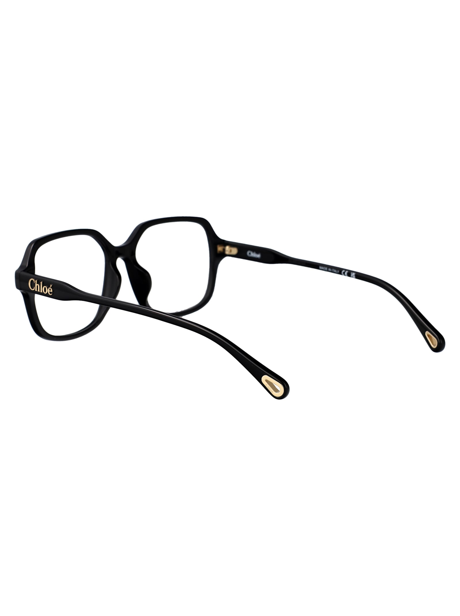 Chloé Ch0272o Glasses In Black-black-transparent