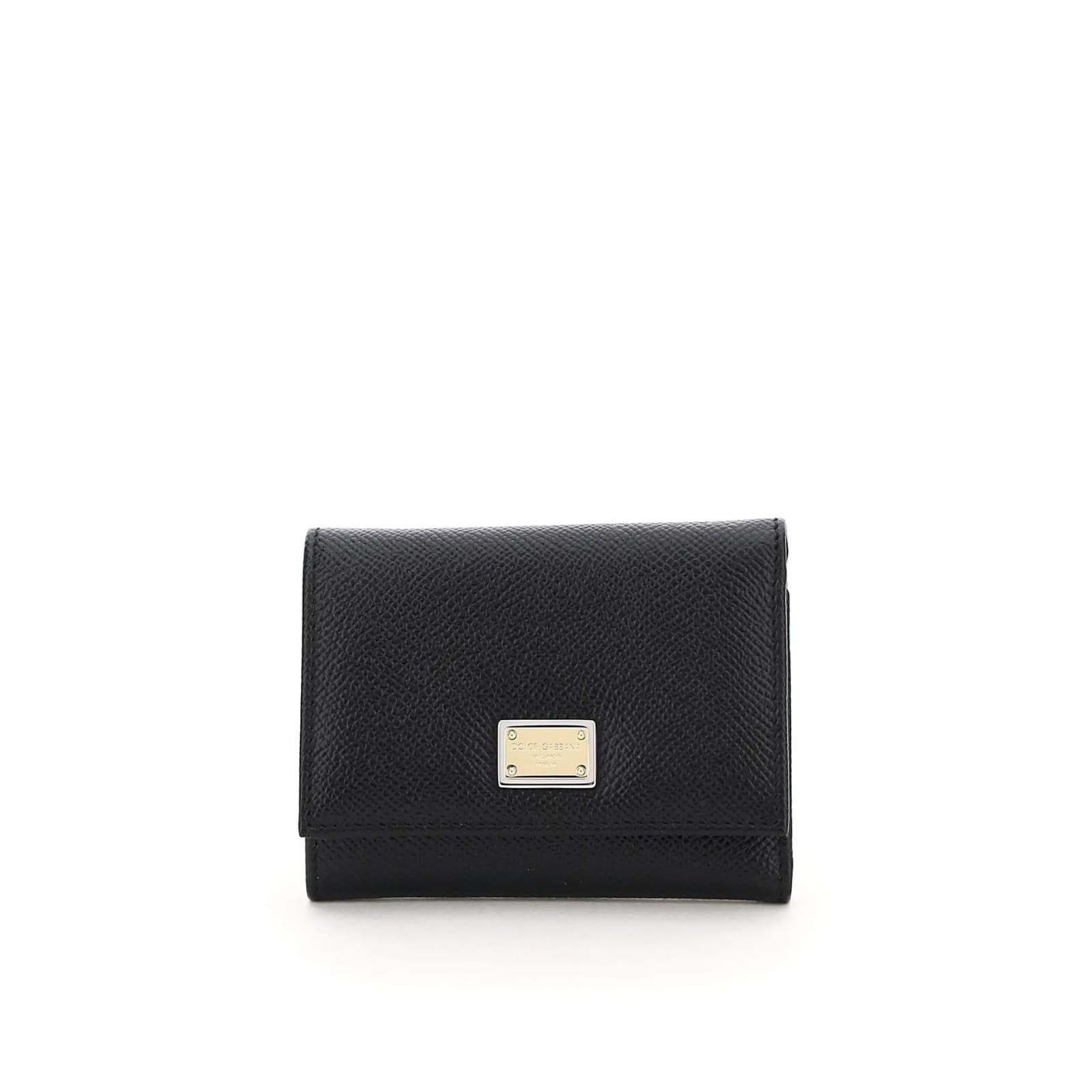 Shop Dolce & Gabbana Leather Wallet In Black