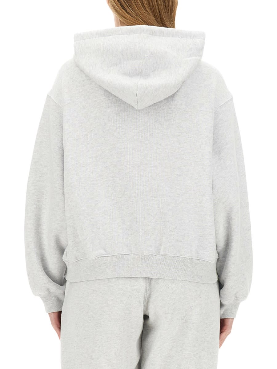 Shop Alexander Wang T Sweatshirt With Logo In Grey