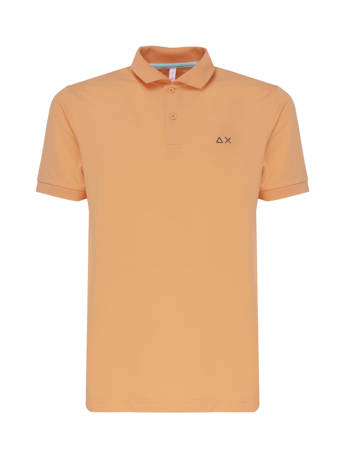 Shop Sun 68 Polo T-shirt In Cotton In Orange