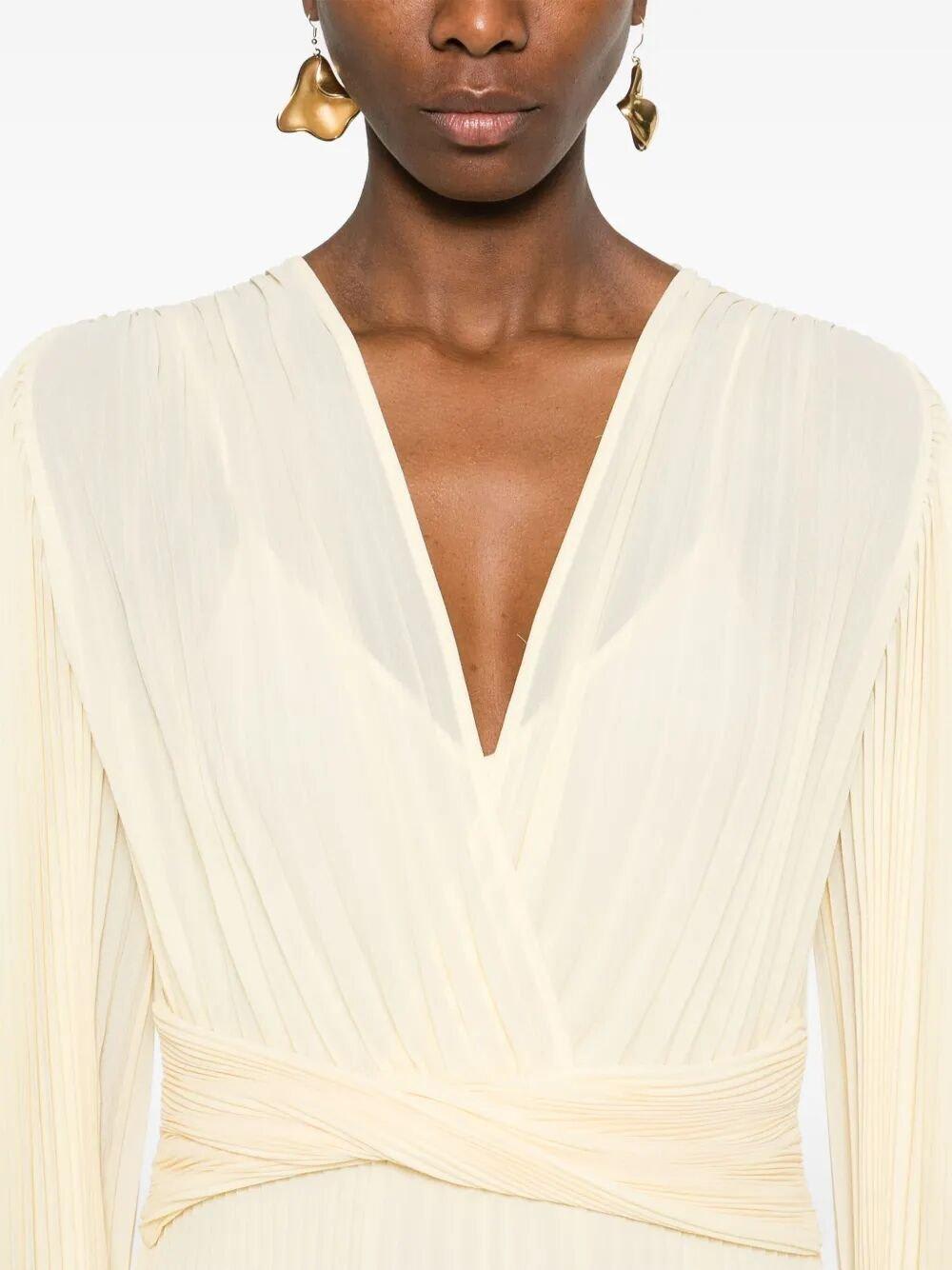 Shop Twinset Pleated Wrap Dress