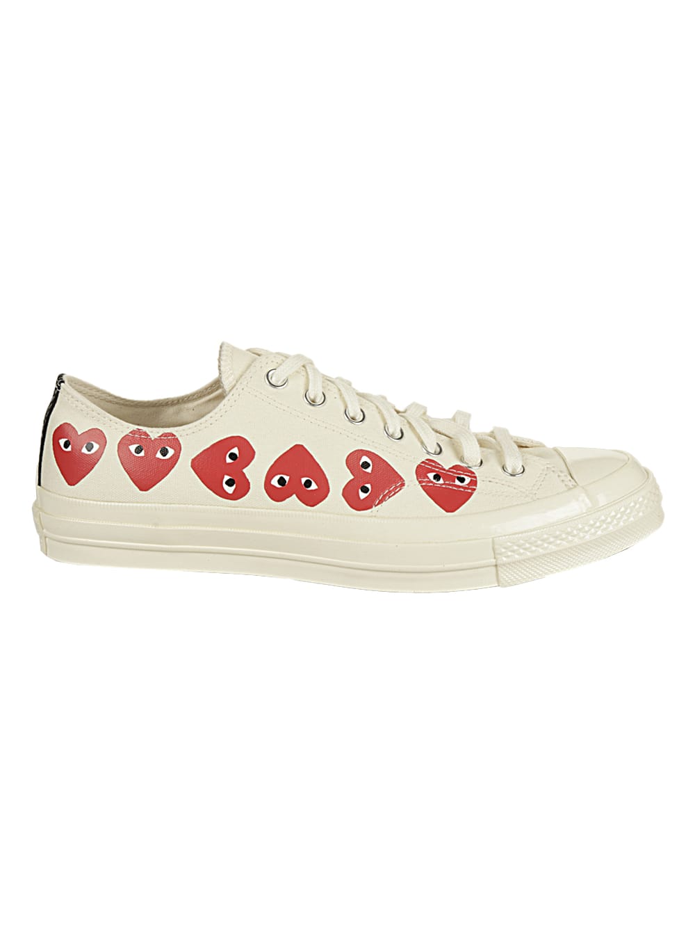 COMME DES GARÇONS PLAY CHUCK TAYLOR,P1K117 2 OFF WHITE