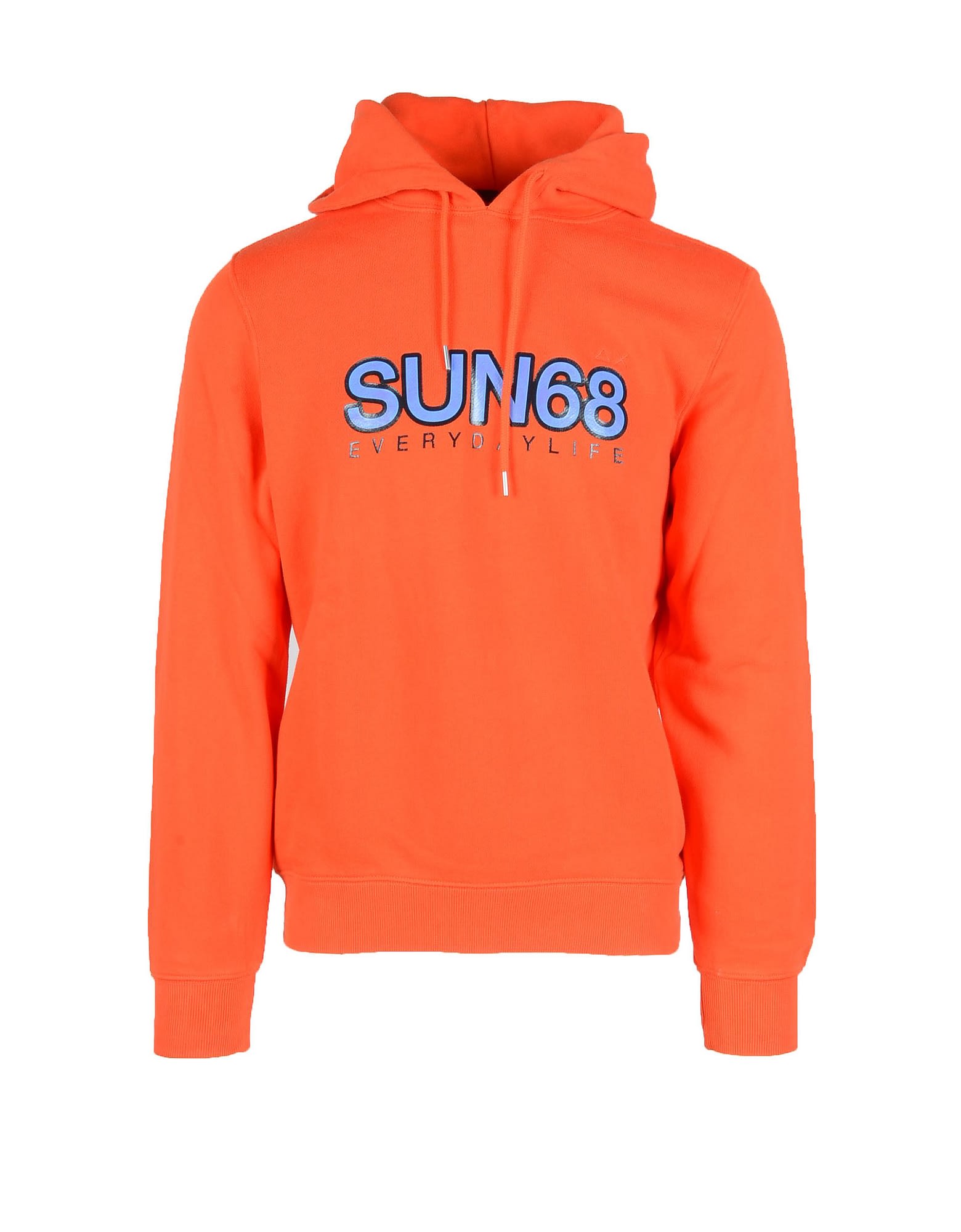 Sun 68 Mens Orange Sweatshirt