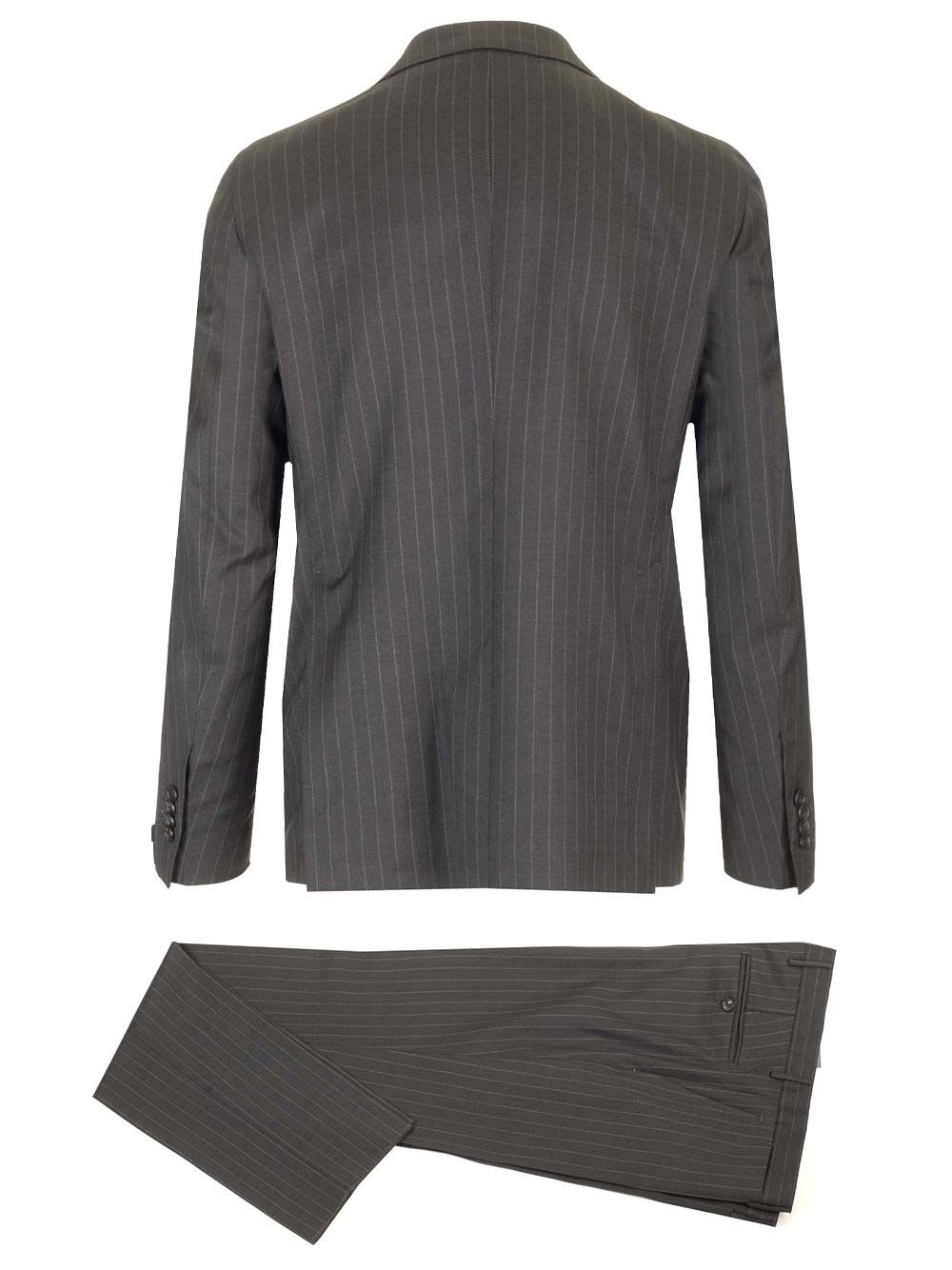 Shop Tagliatore Vesuvio Suit In Grey