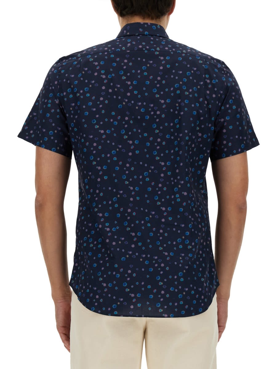 Shop Ps By Paul Smith Printed Shirt In Multicolour