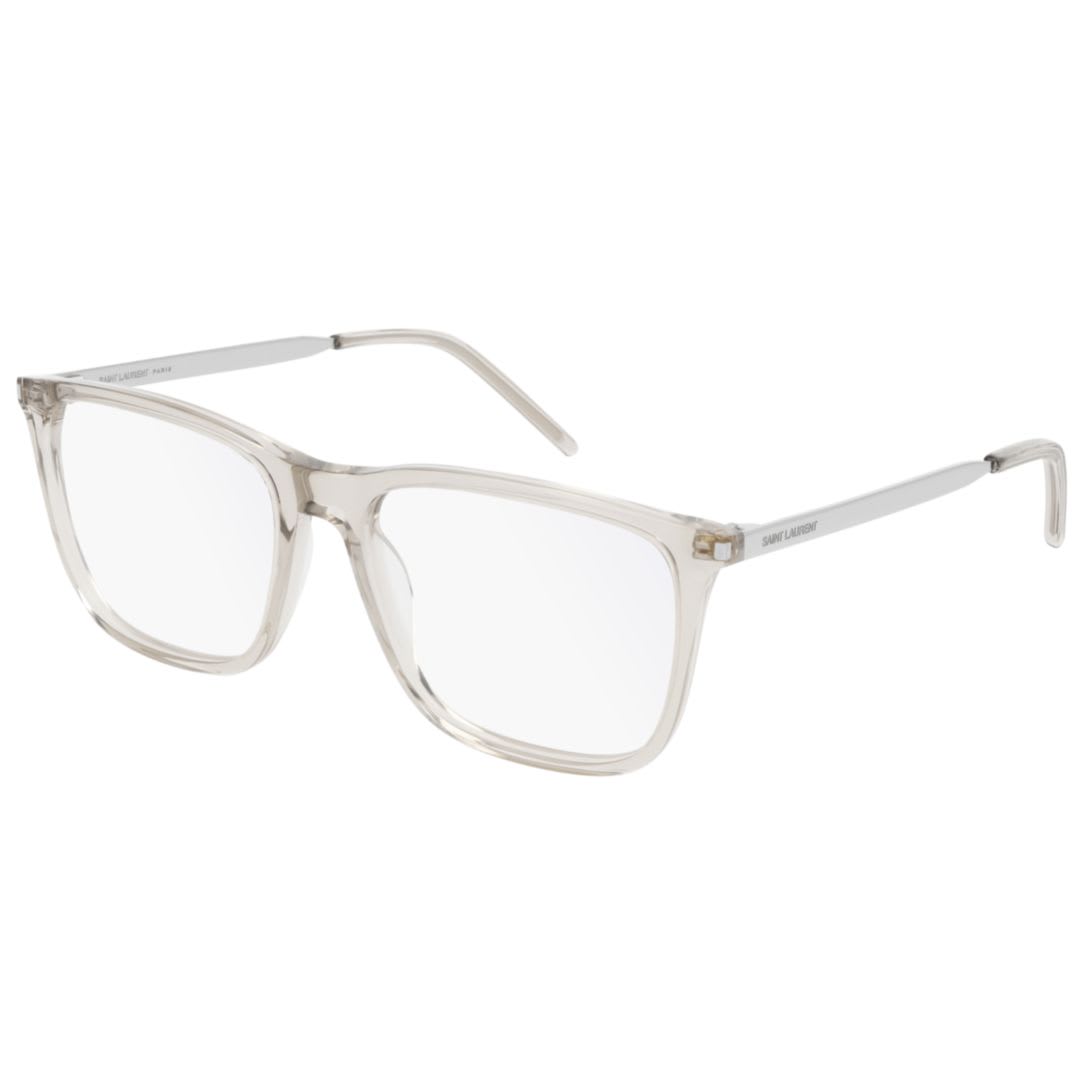 Saint Laurent Sl 345005 Brown Silver Transpar In 005 Brown Silver Transpar