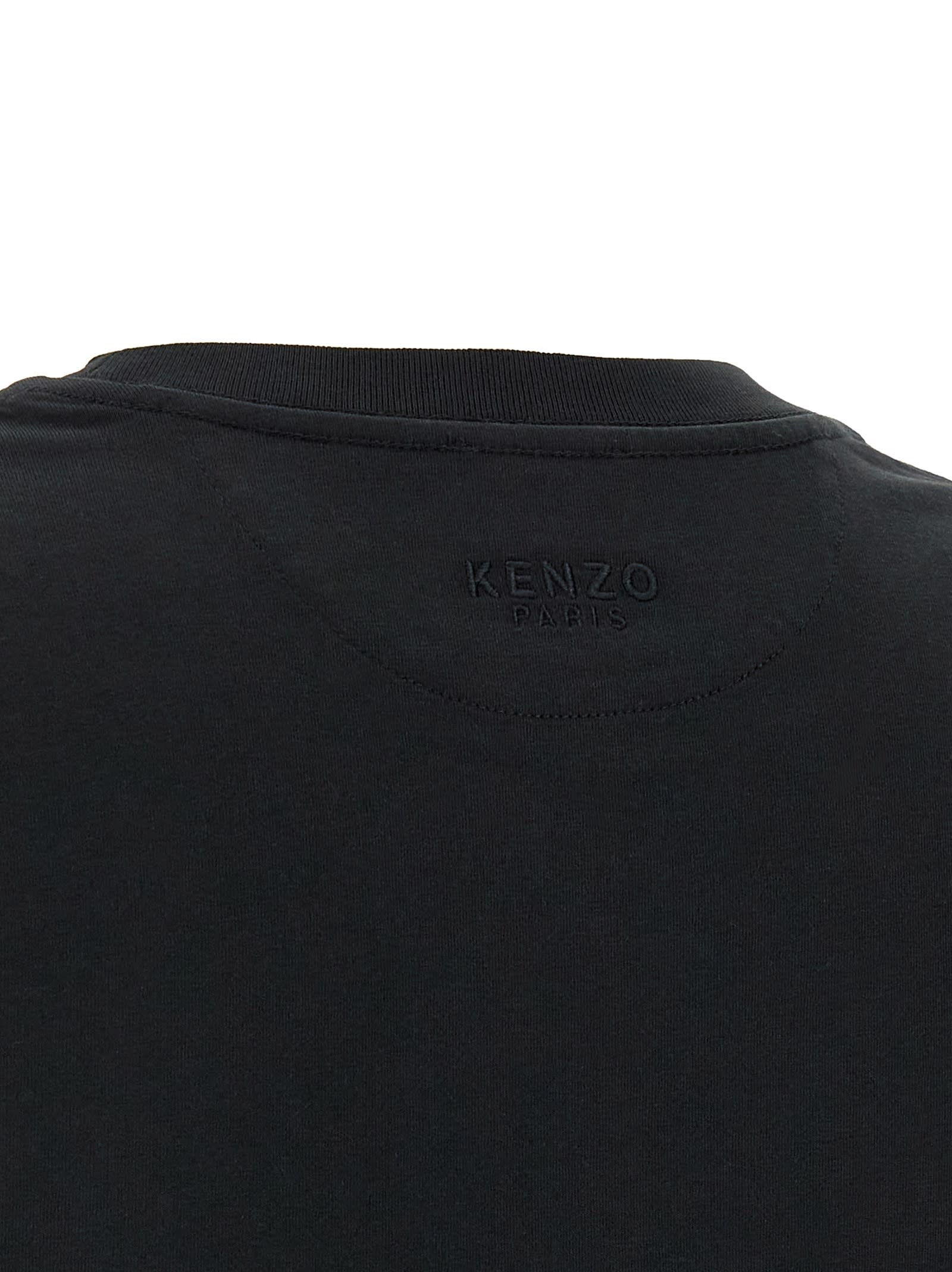 Kenzo Gots Wild Tiger T-shirt In Black