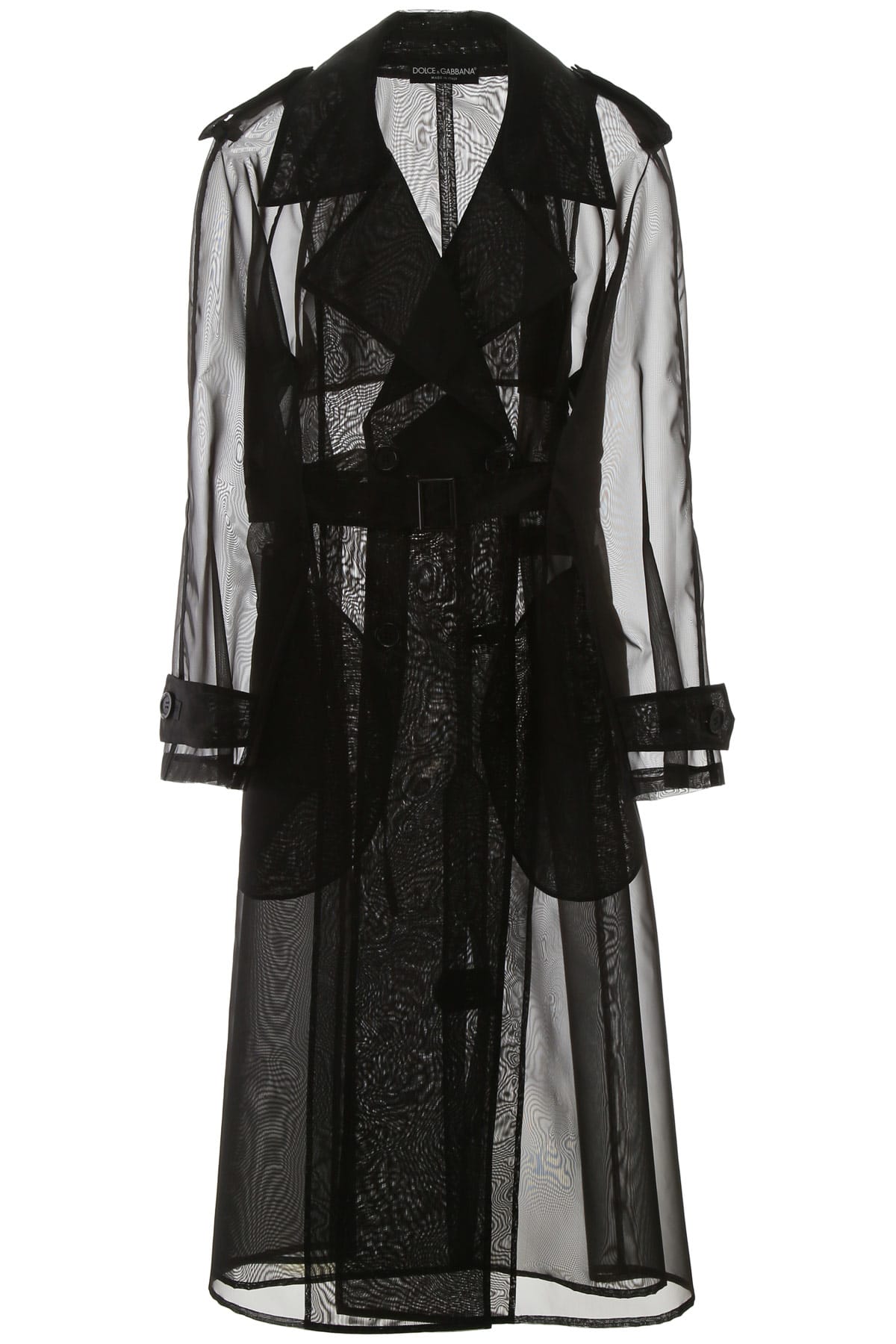 DOLCE & GABBANA ORGANZA TRENCH COAT,11239513