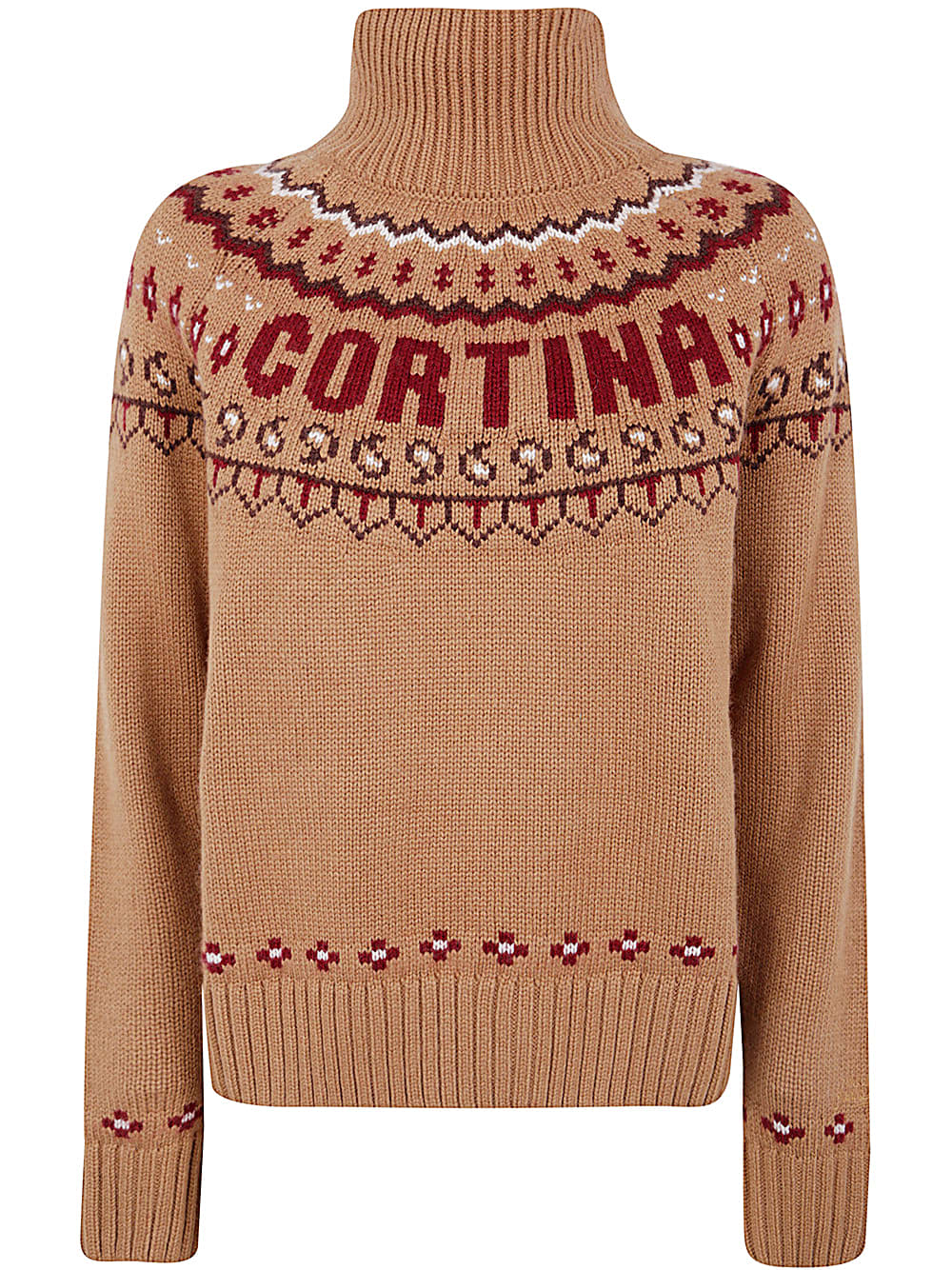 Shop Mc2 Saint Barth Meghan Nordic Box Sweater In Cortina Lopi