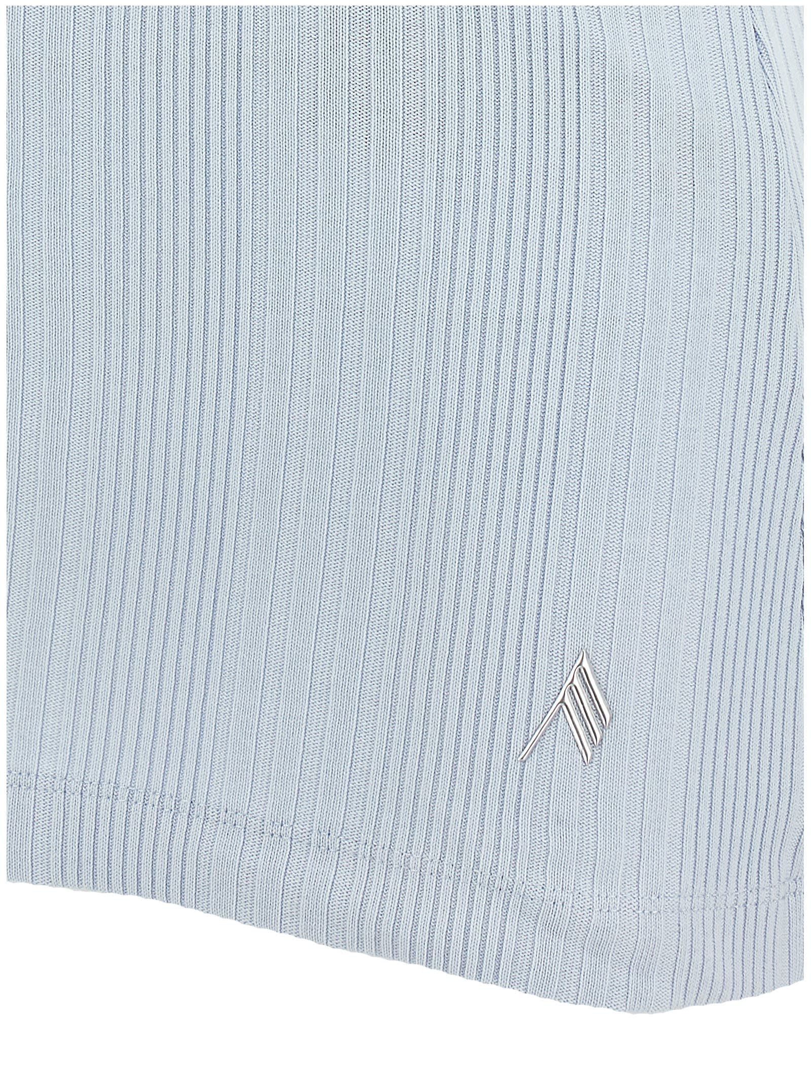 Attico Topwear In Light Blue