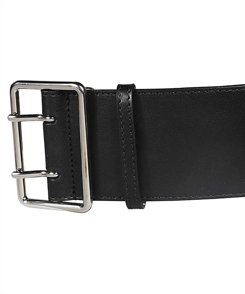 Shop Alexander Mcqueen Leather Belt In Black