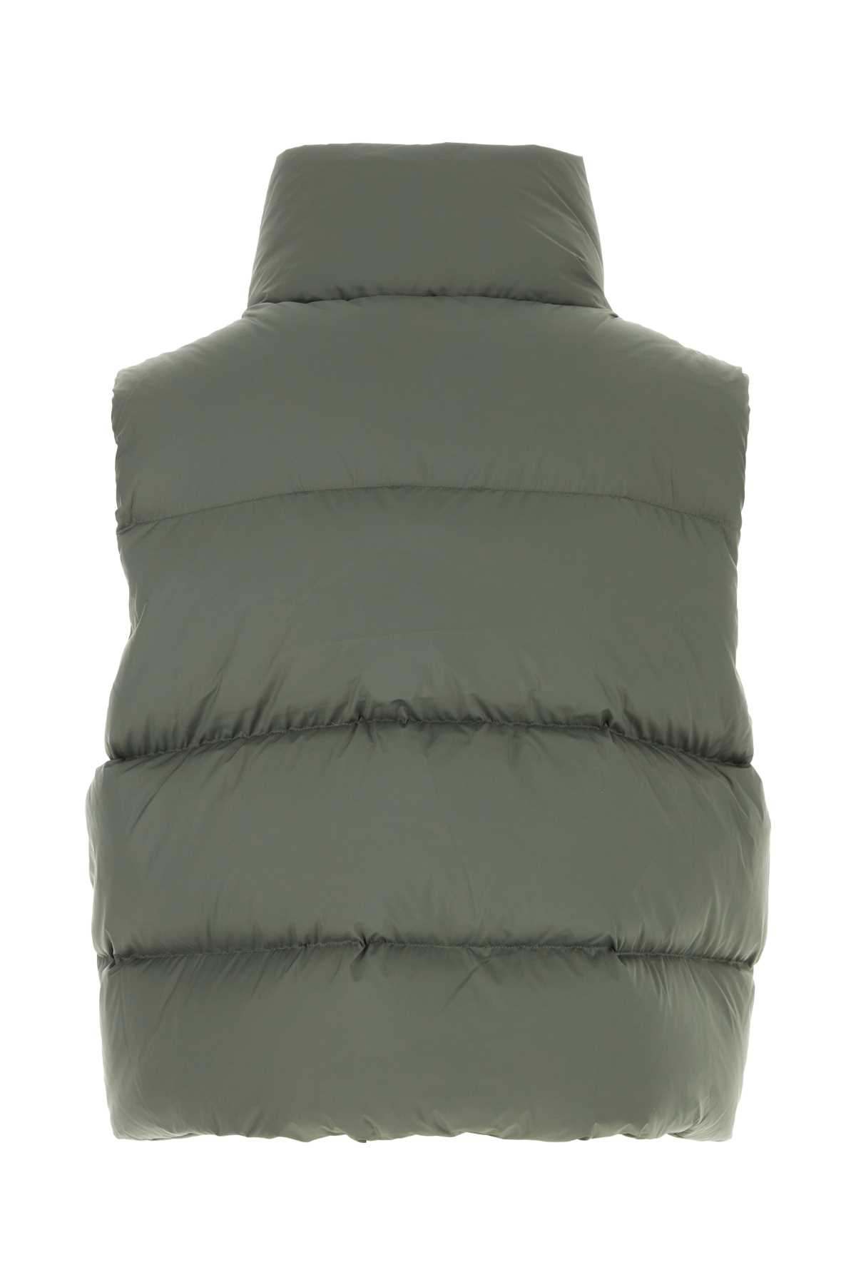 Shop Entire Studios Army Green Polyester Down Jacket In Moss