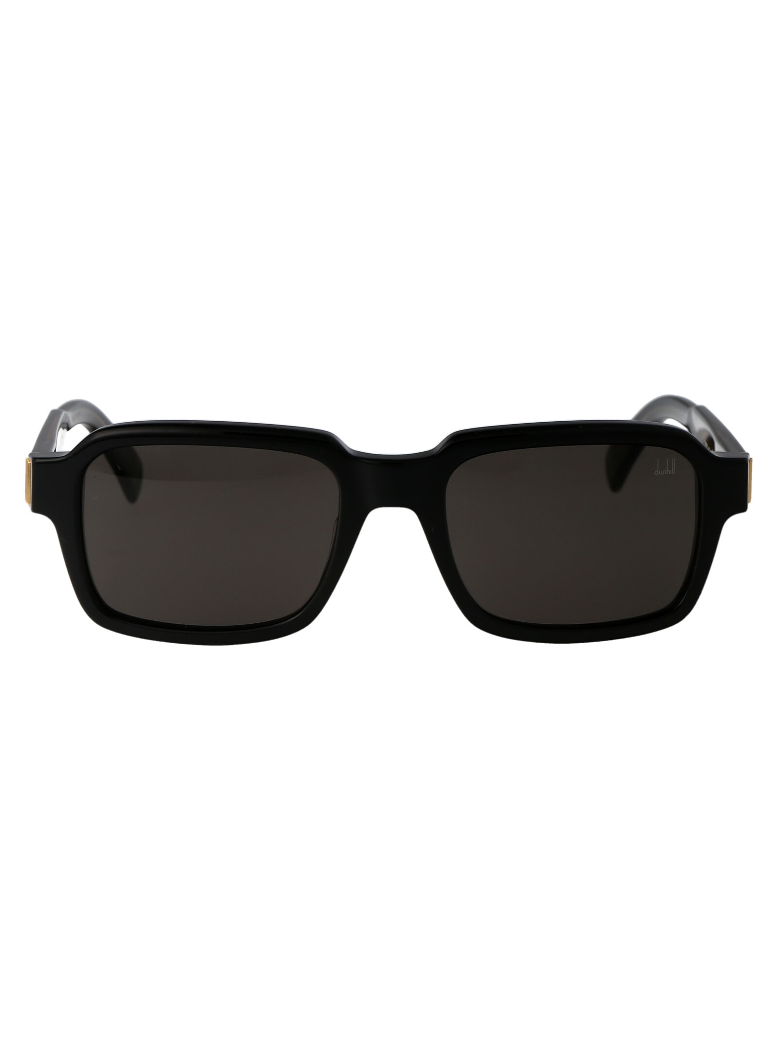 Shop Dunhill Du0057s Sunglasses In 001 Black Black Grey