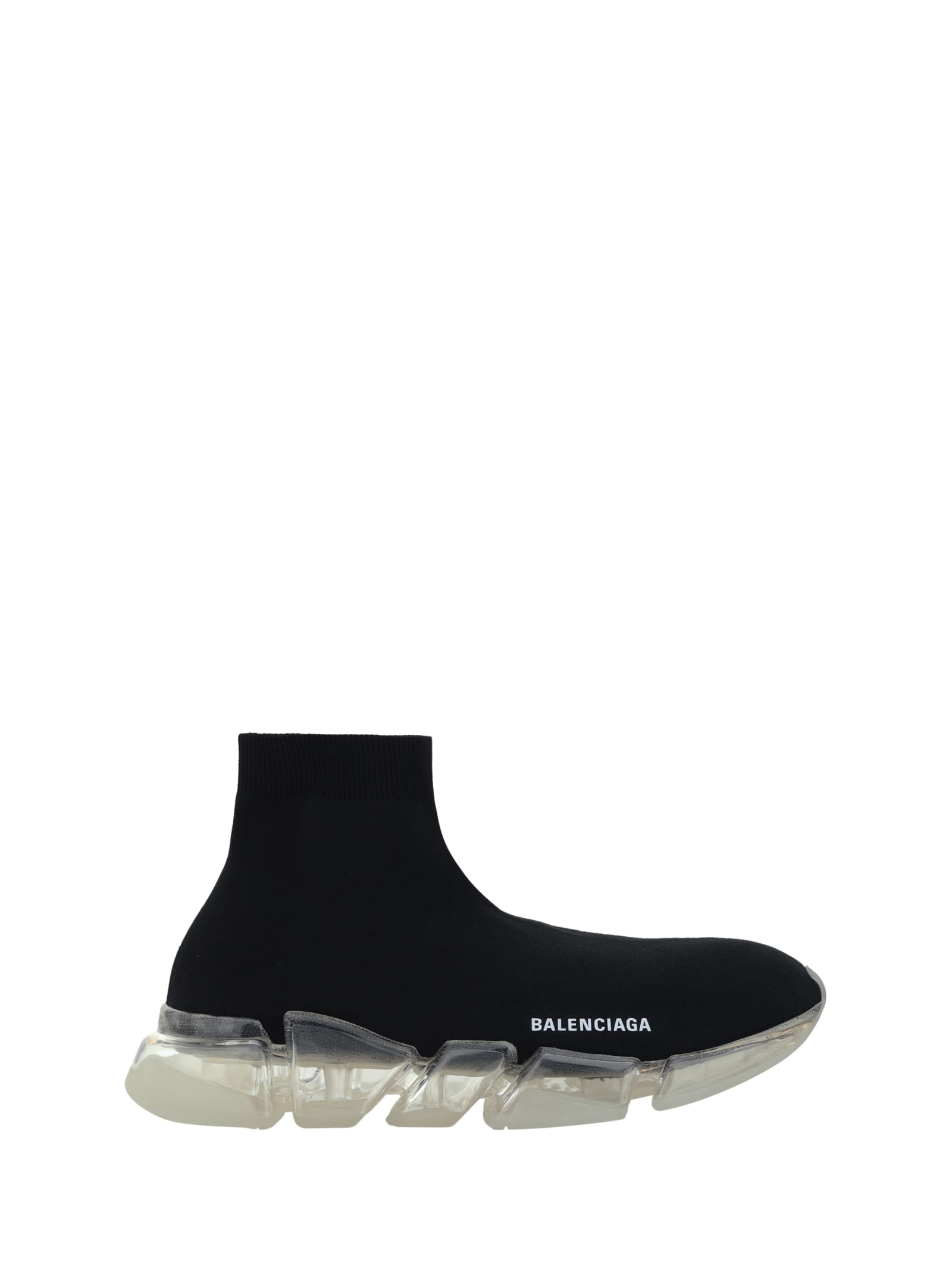 Shop Balenciaga Speed 2.0 Sneakers In Black/l White