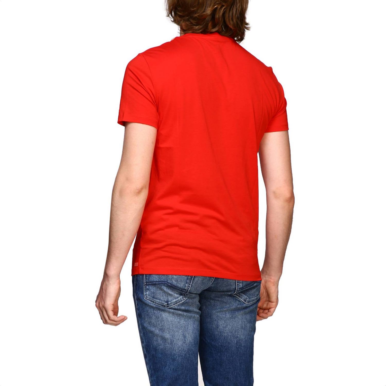 armani exchange t shirt red