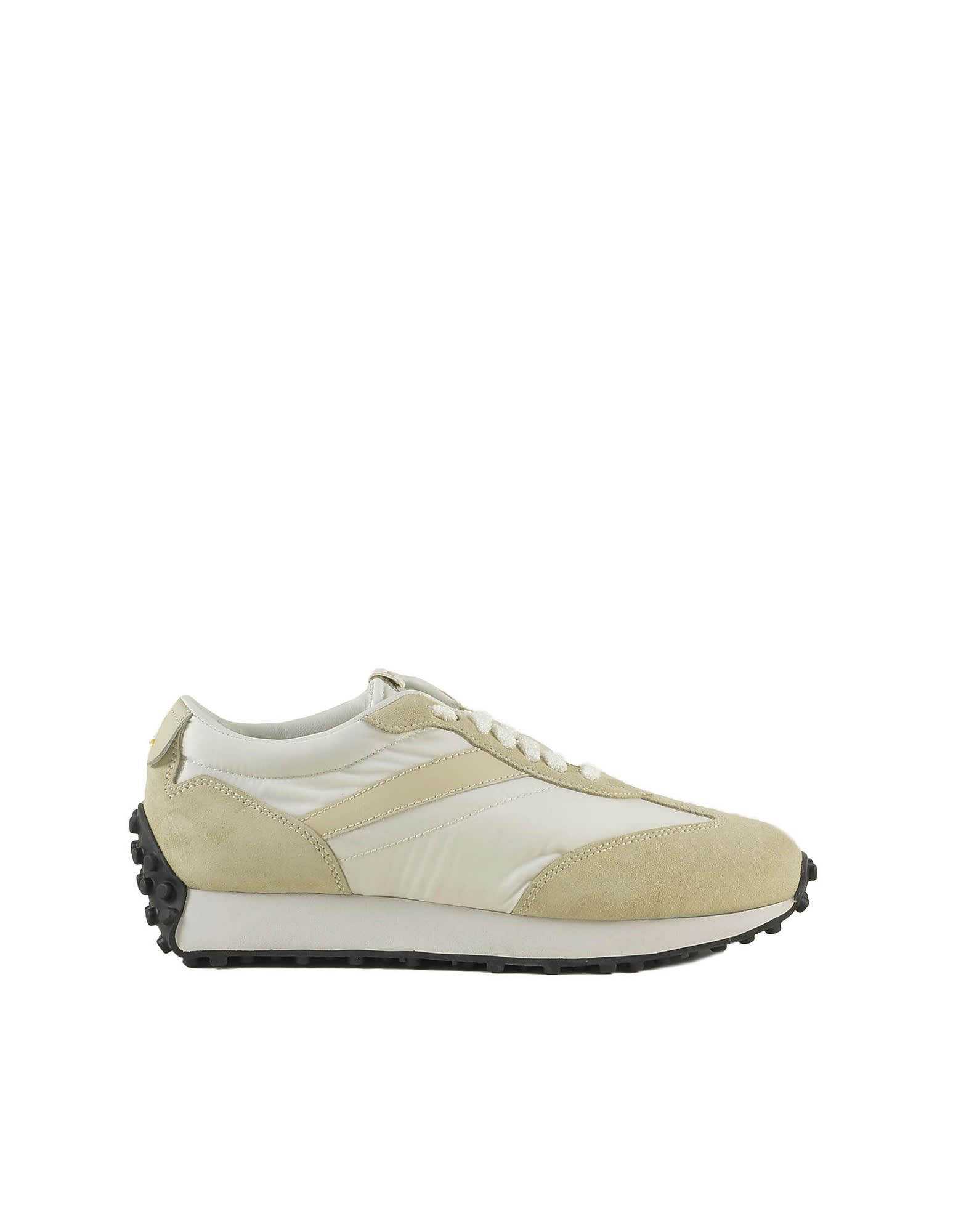 Doucal's Mens White / Gray Sneakers