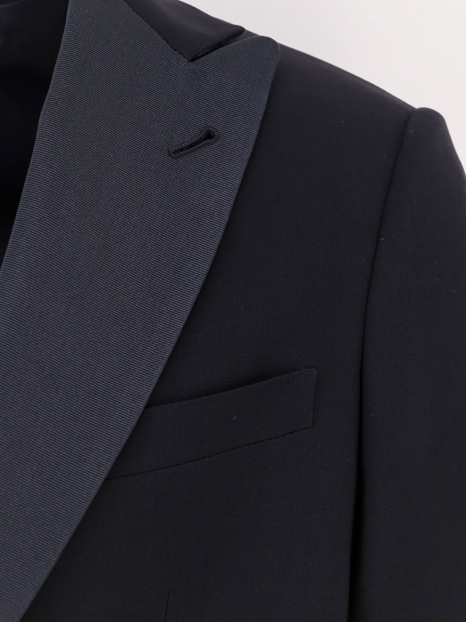 Giorgio Armani Men Soho Virgin Wool Tuxedo In Black