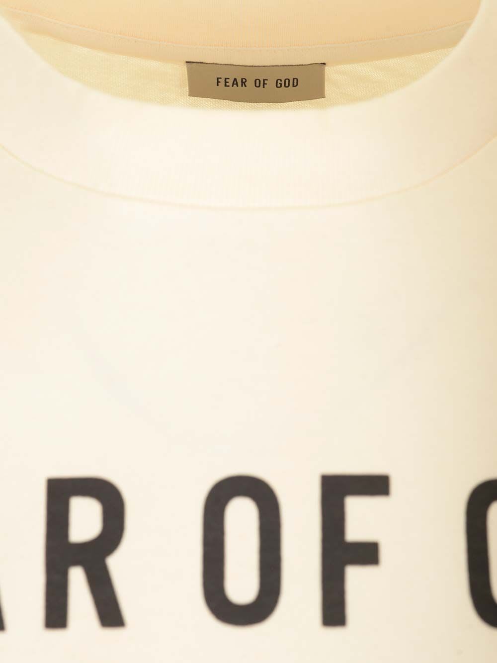 Shop Fear Of God Tee In White