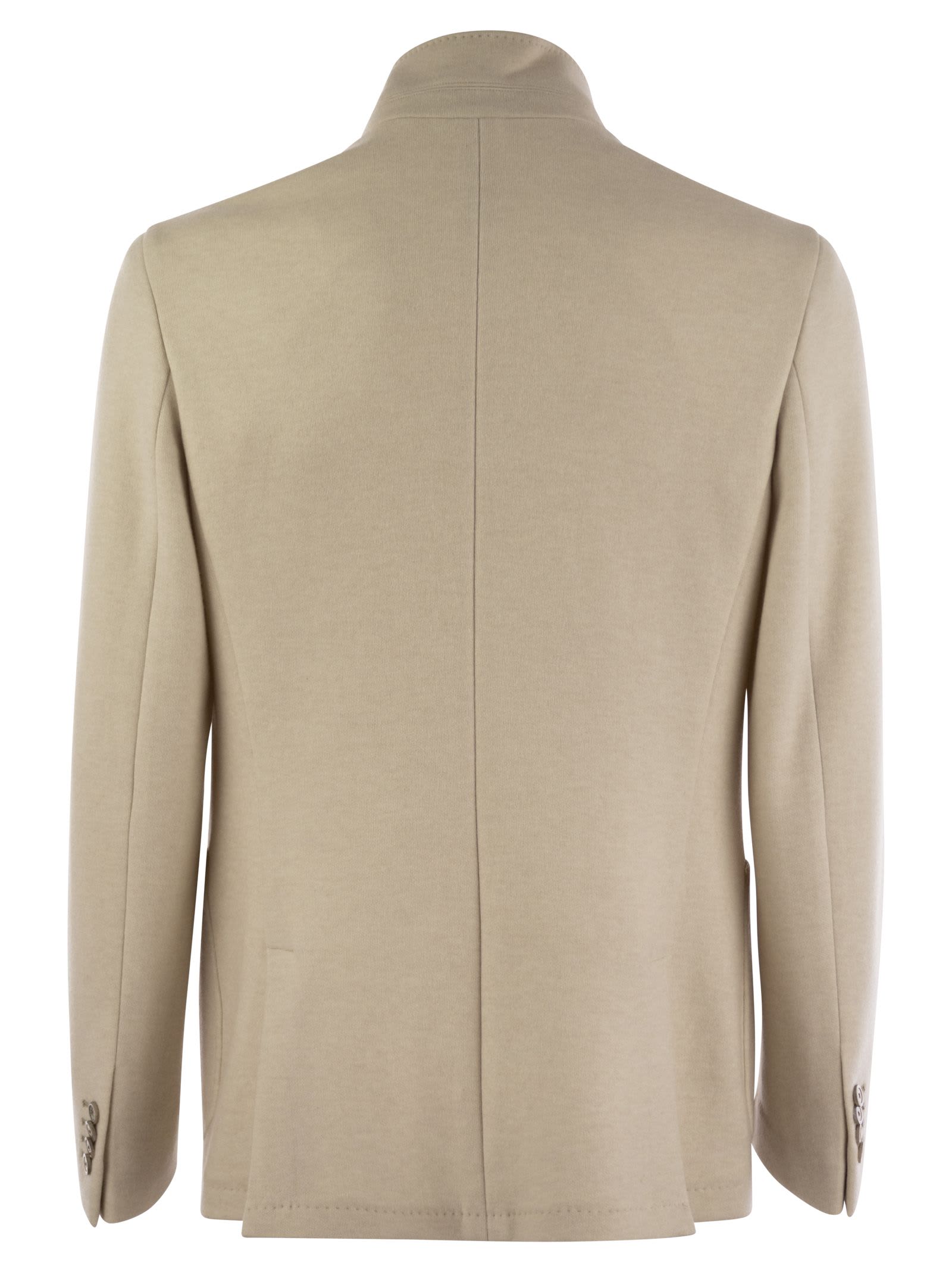 Shop Fedeli Damon - Cashmere Blazer In Sand