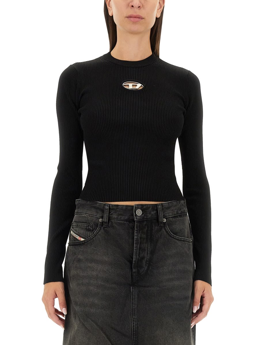 Shop Diesel M-valari Top In Black