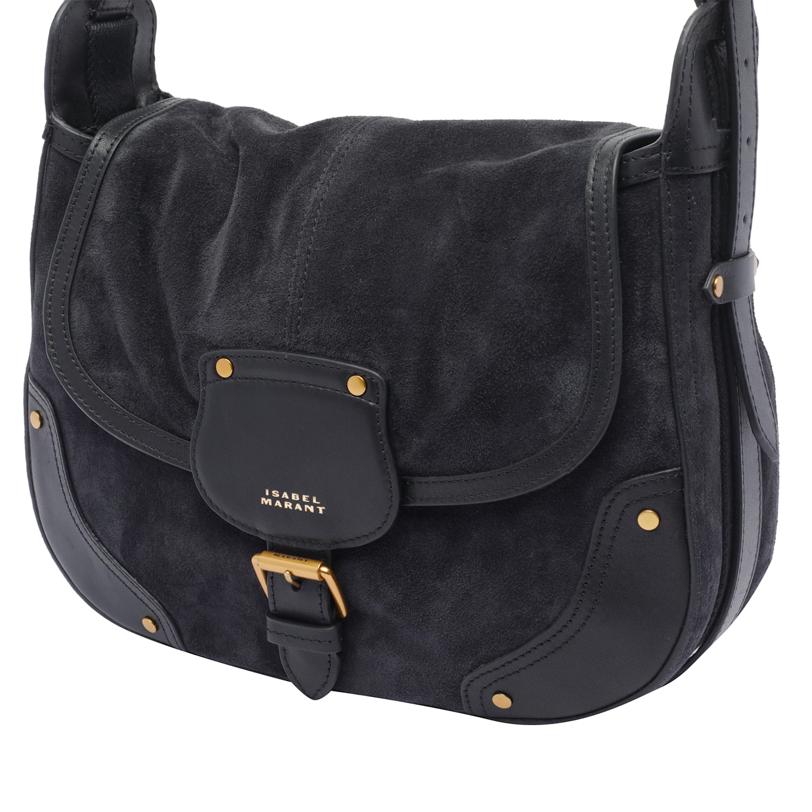 Isabel Marant Sierra Shoulder Bag In Black