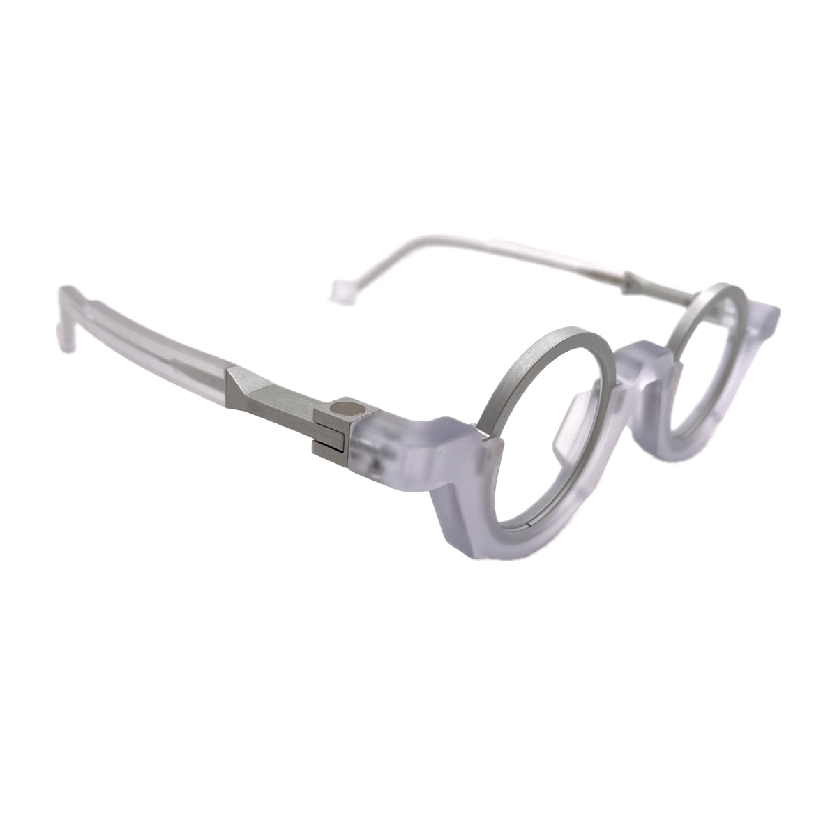 Vava Eyewear Wl0083 Cristal Matte Glasses In Metallic