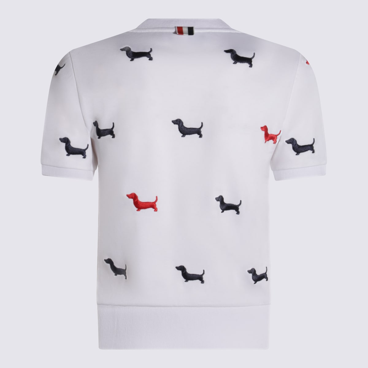Thom Browne Cotton Milano Short Sleeved T-shirt In White