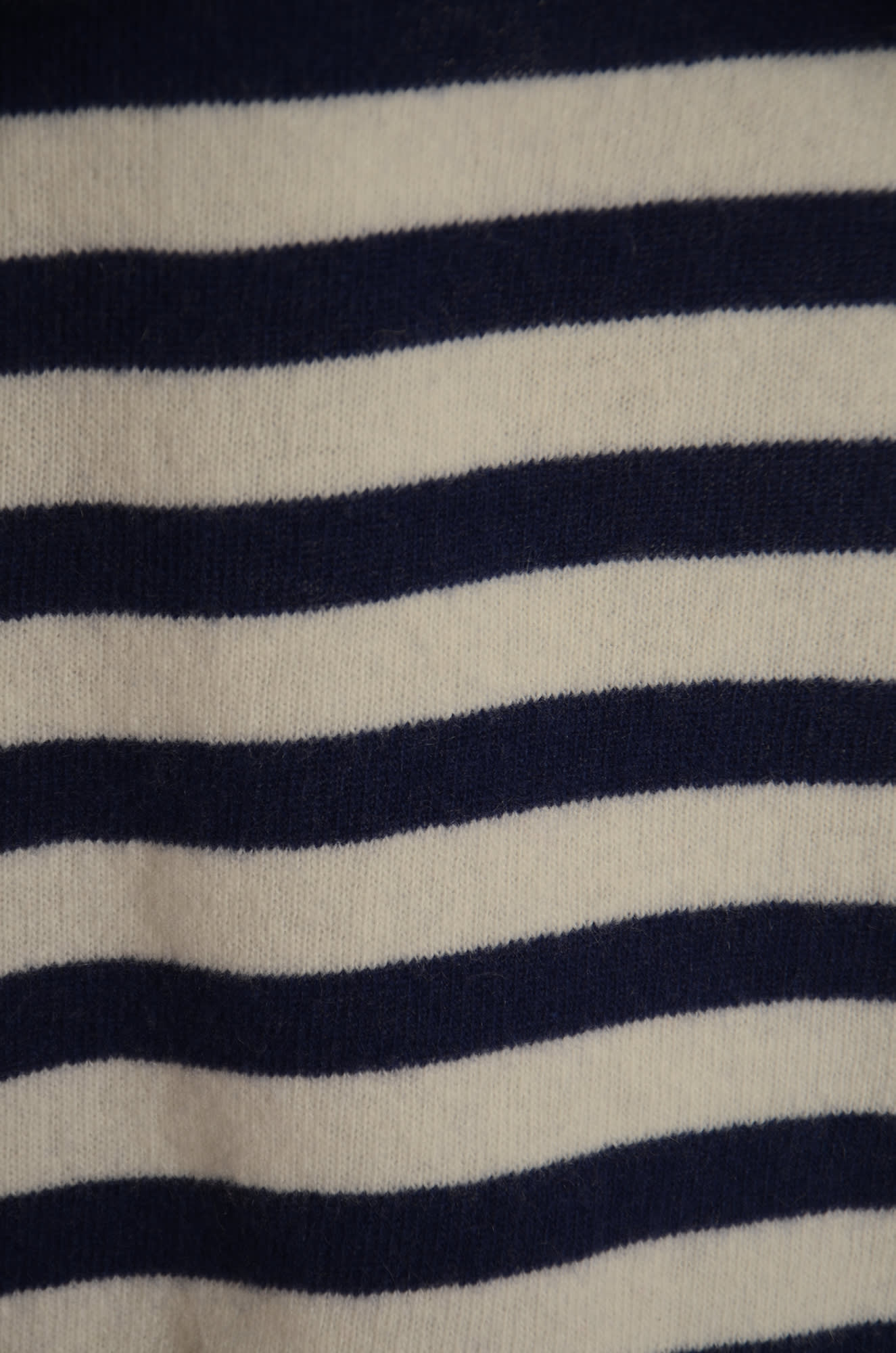 Shop Philosophy Di Lorenzo Serafini Logo Embroidered Stripe Sweater In Blue