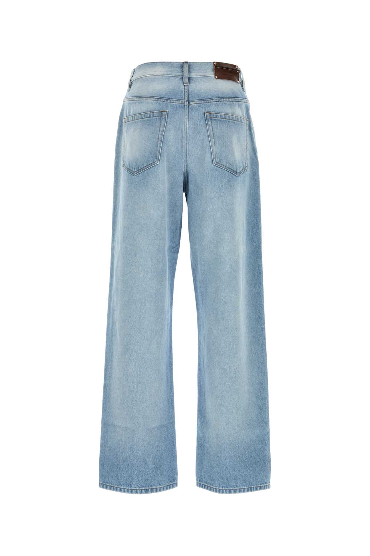 Dries Van Noten Five-pocket Denim Trousers Featuring Belt Loops In Black