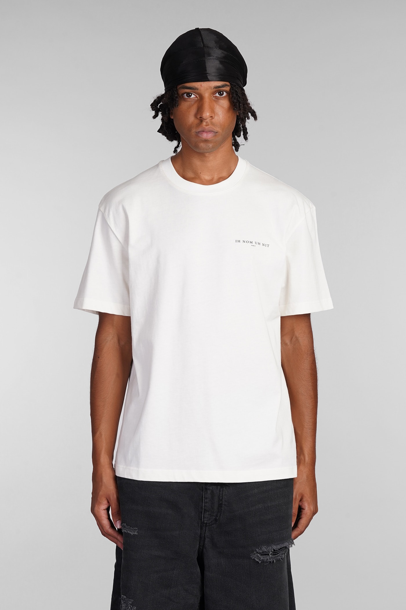 T-shirt In White Cotton