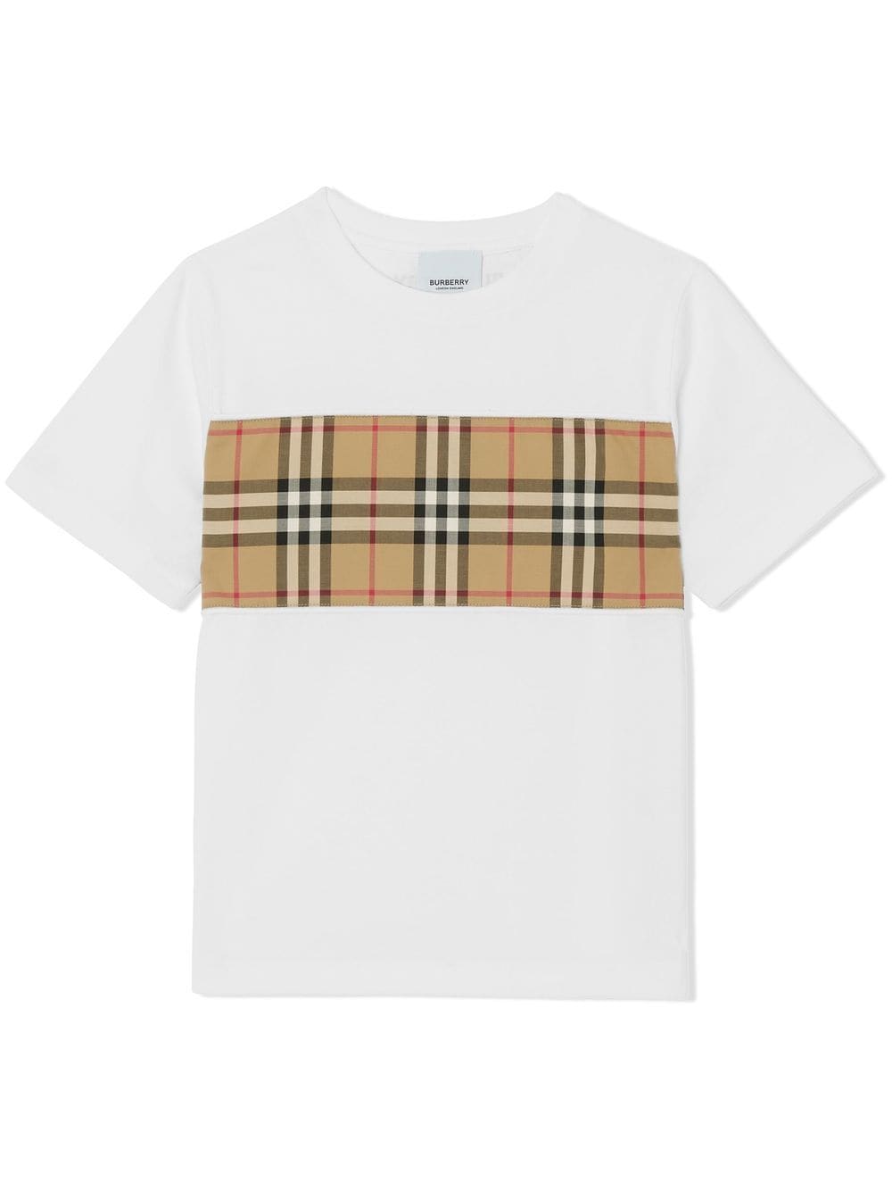 Burberry Cedar Checked Band T-shirt