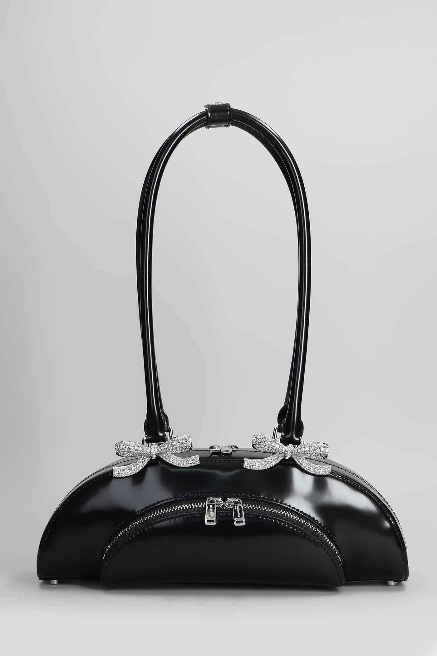 Shoulder Bag In Black Leather