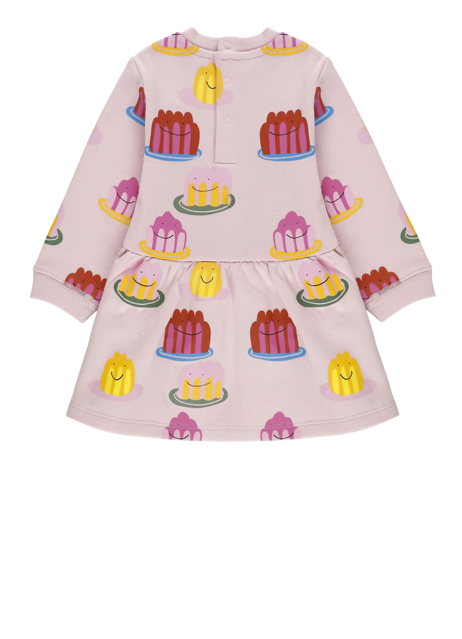 Stella Mccartney Dress With Print In Pink