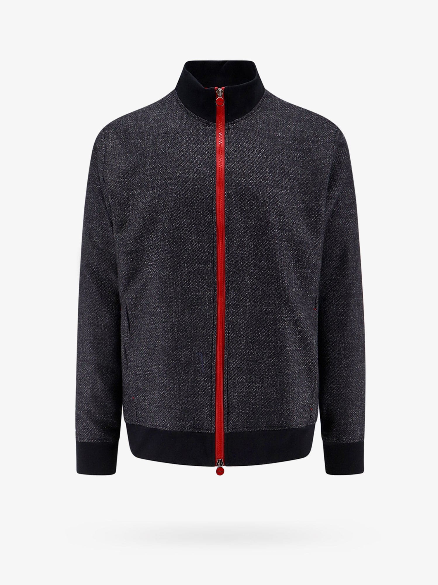 Shop Kiton Virgin Wool Blend Sweatshirt In Grey