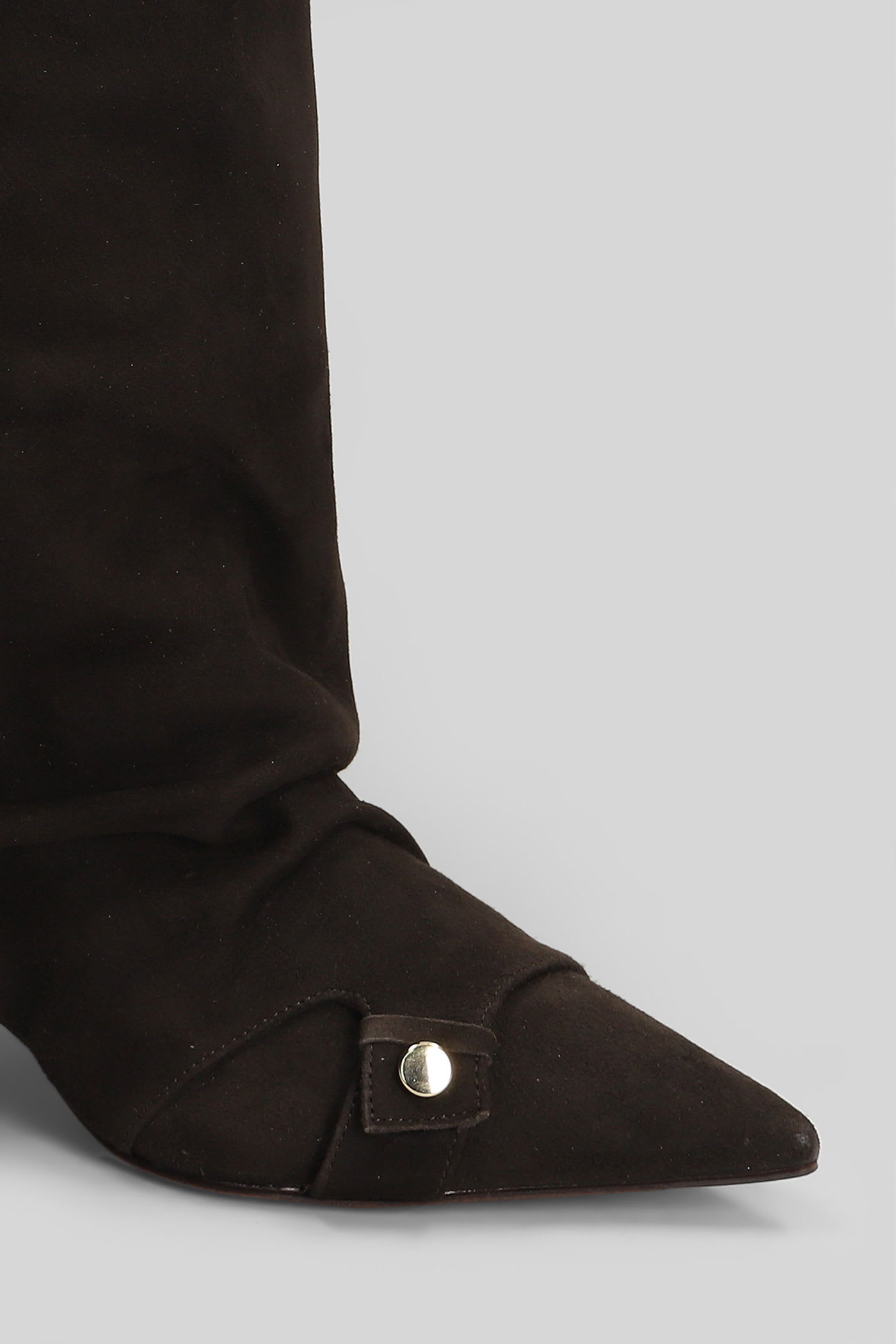 The Seller High Heels Boots In Brown Suede In Brown