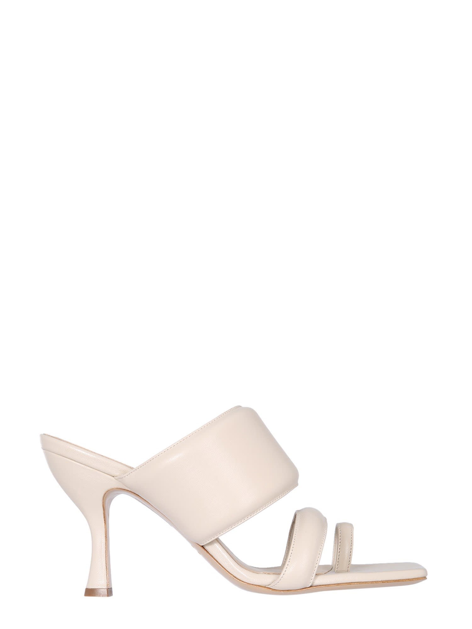 GIA COUTURE Leather Mules With Heel