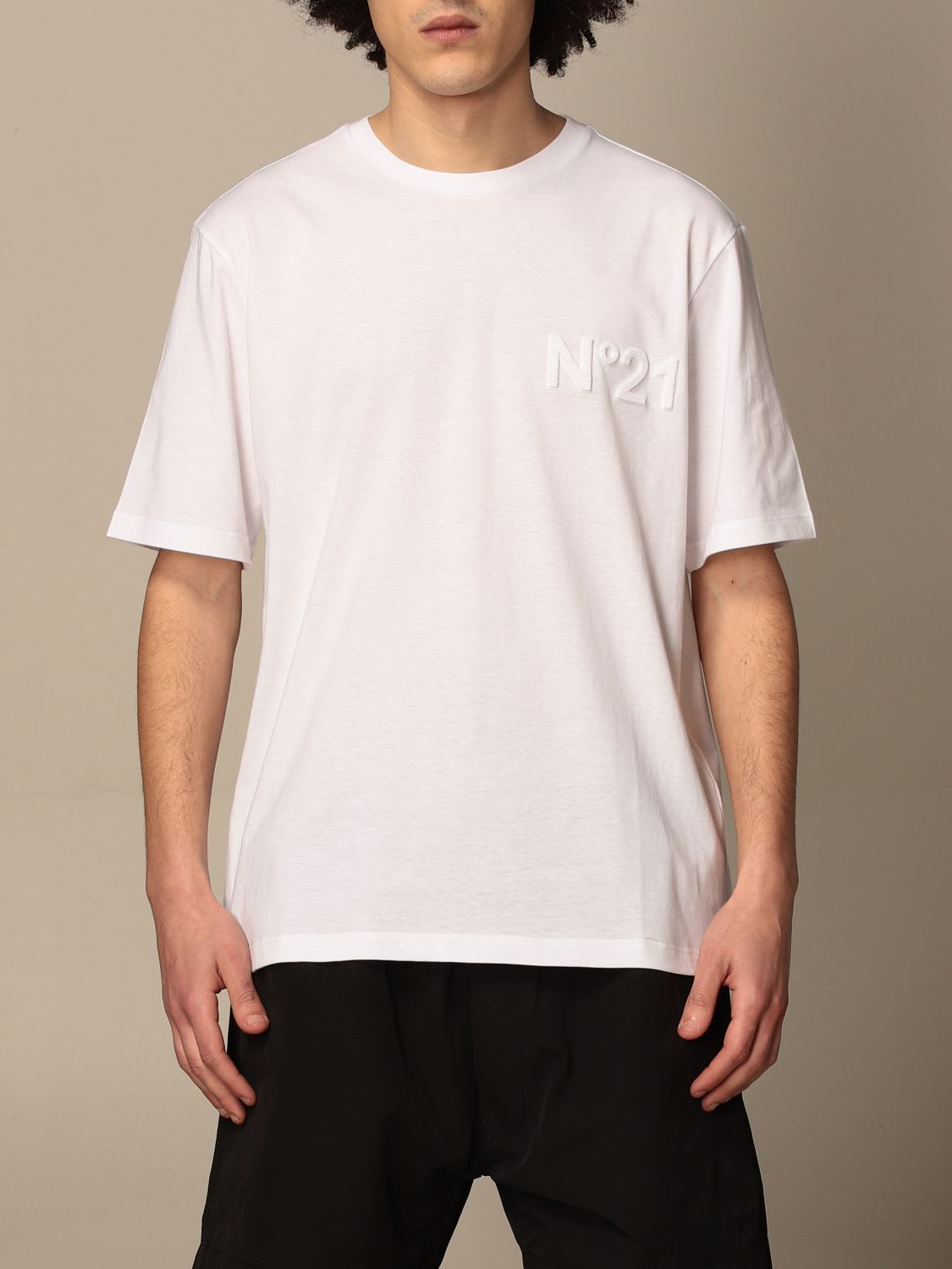 N.21 N° 21 T-shirt N ° 21 Cotton T-shirt With Logo