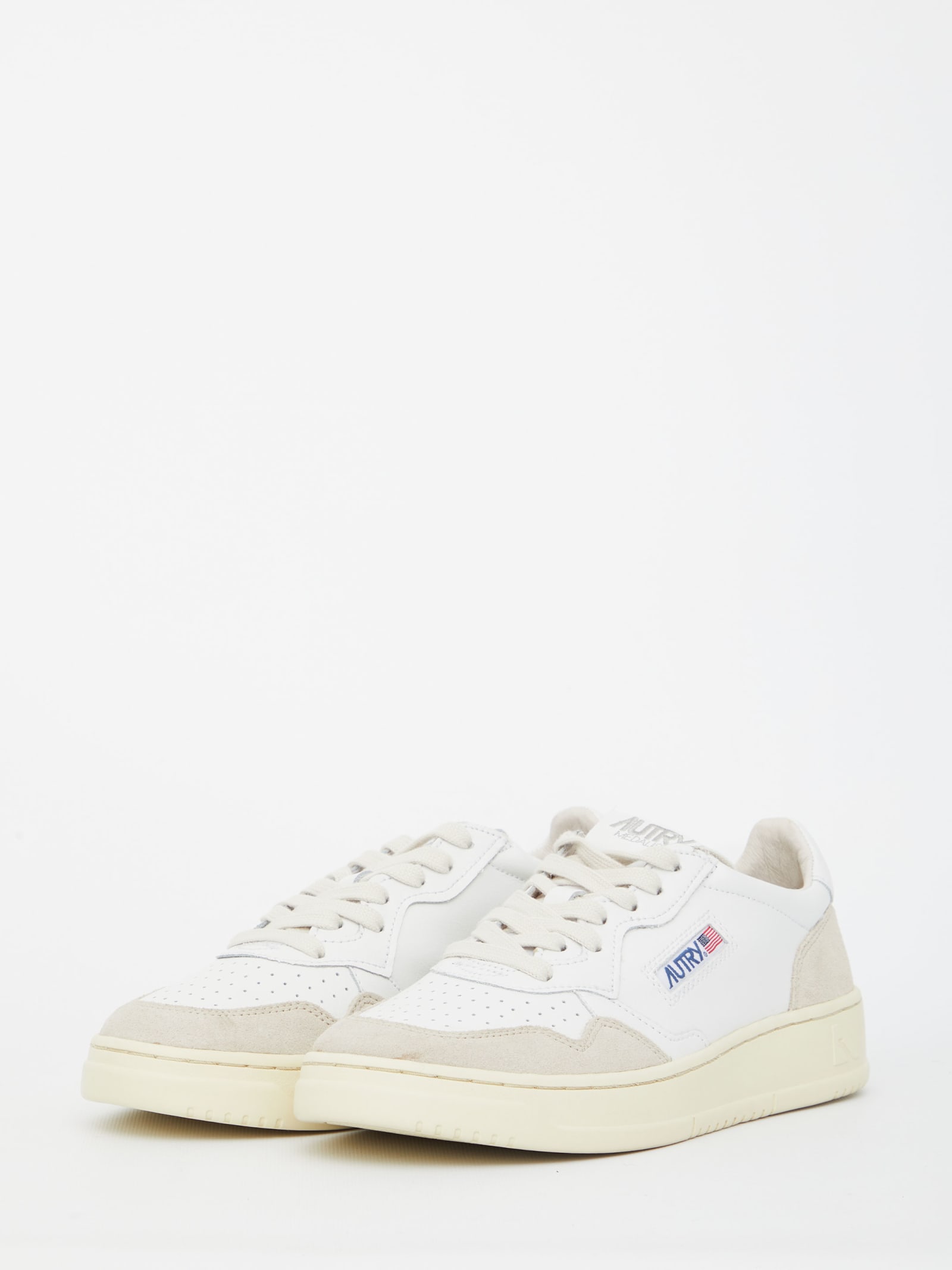 Shop Autry Medalist Sneakers In White