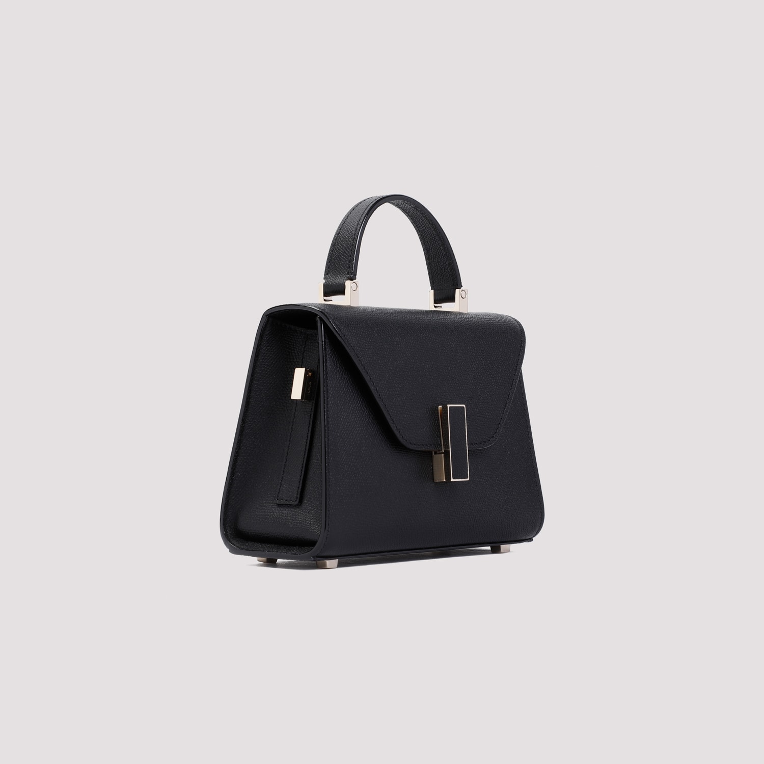 Shop Valextra Iside Crossbody Micro Bag In Nn Nero