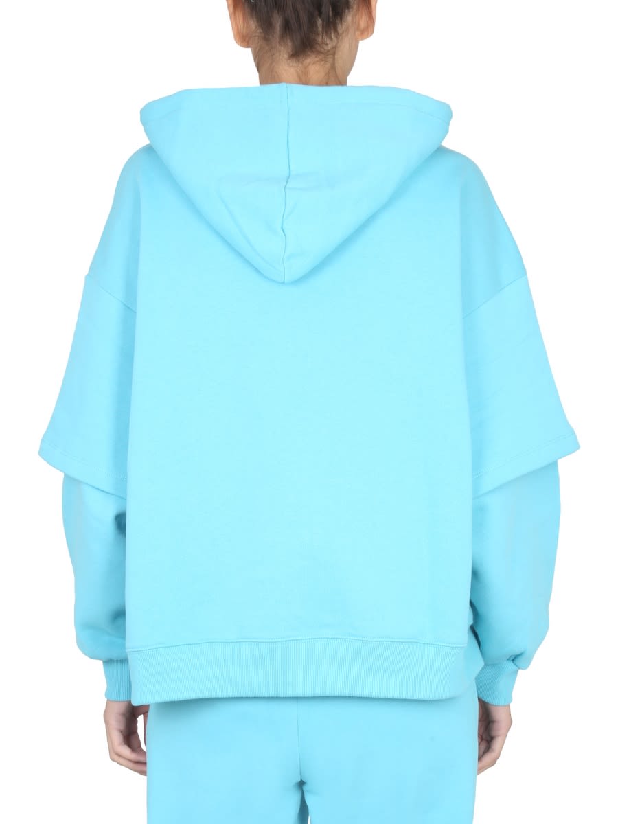 Rotate Birger Christensen Rotate Birgerchristensen Amalie Sweatshirt In Azure
