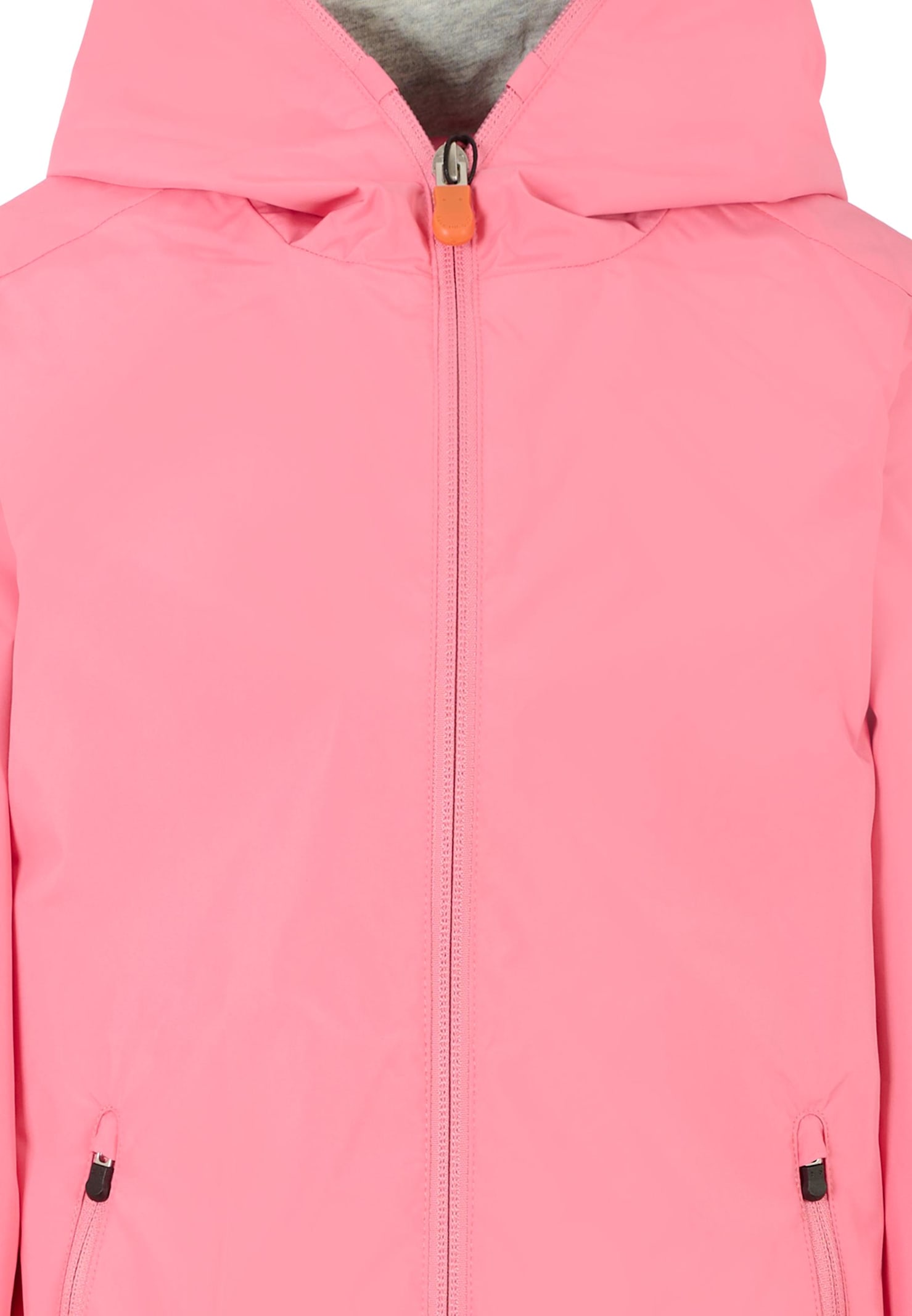 Save The Duck Pink Jules Windbreaker For Girl With Logo In Pink