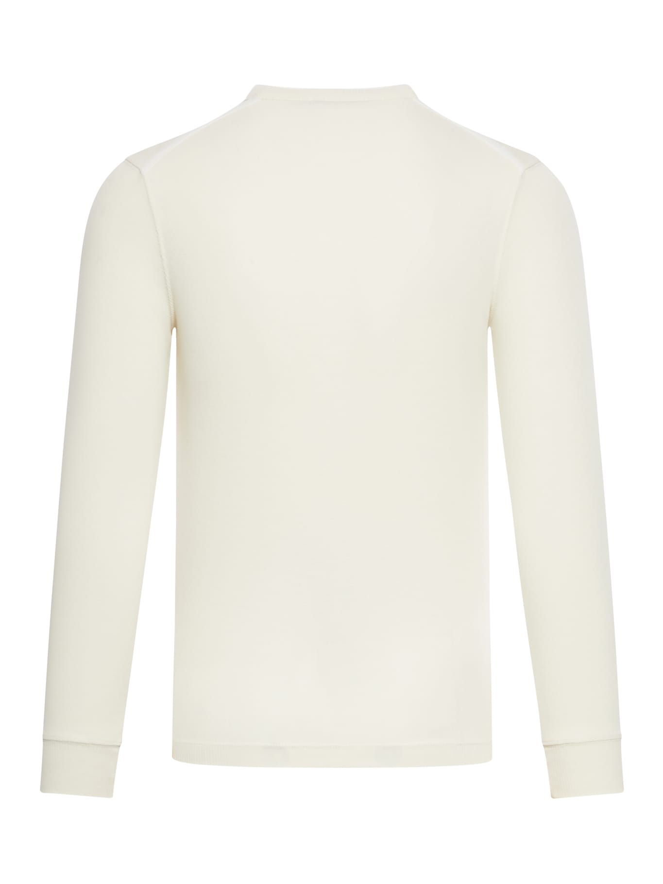 Shop Tom Ford Long Sleeve T-shirt In Ivory