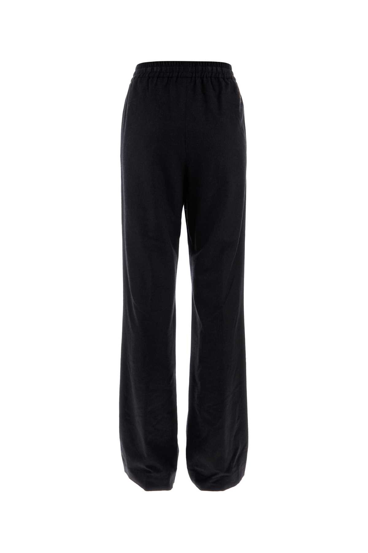 Shop Moncler Graphite Wool Blend Pant In 786