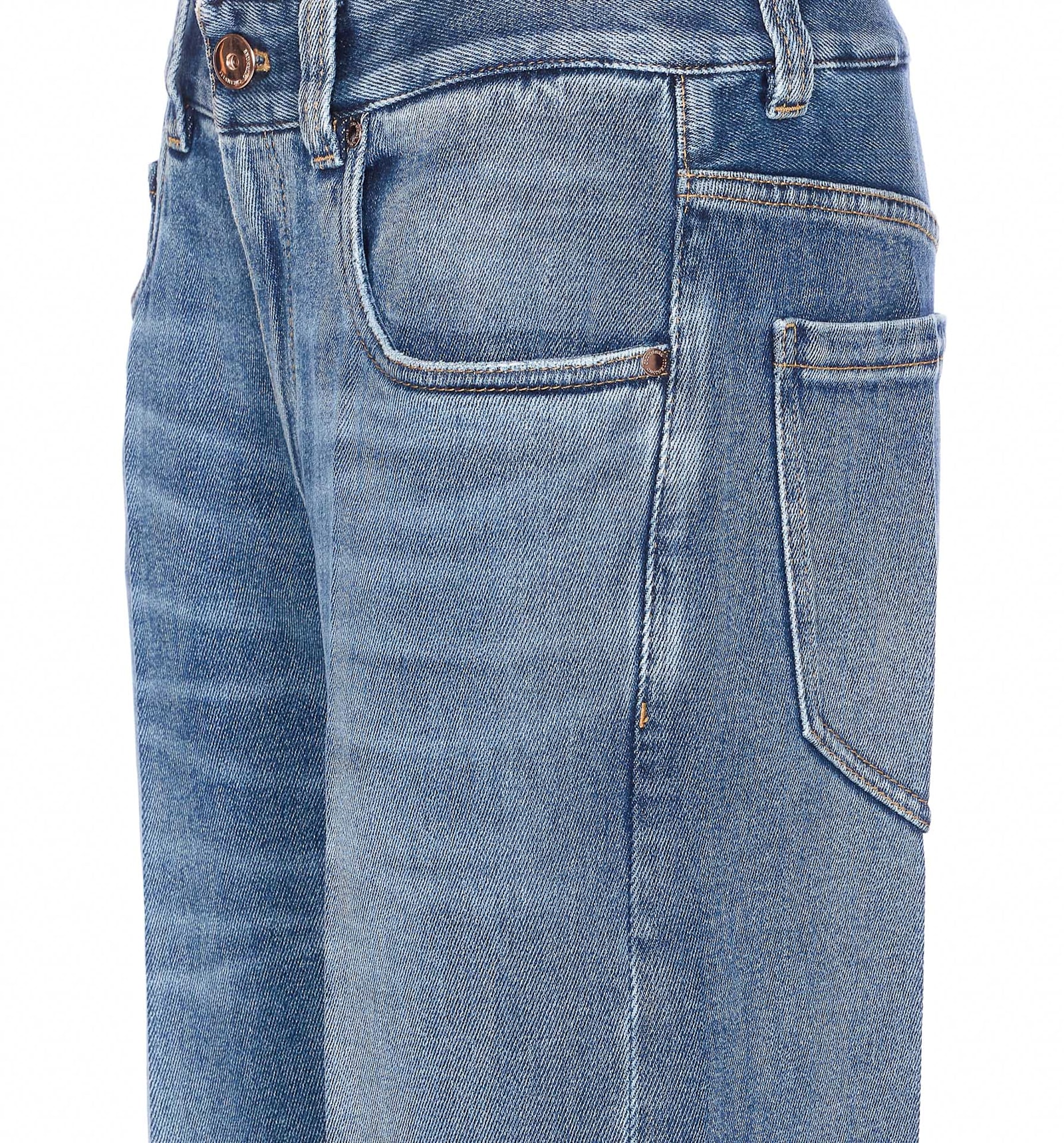 Brunello Cucinelli Women Contemporary Loose Jeans With Monile In Blue