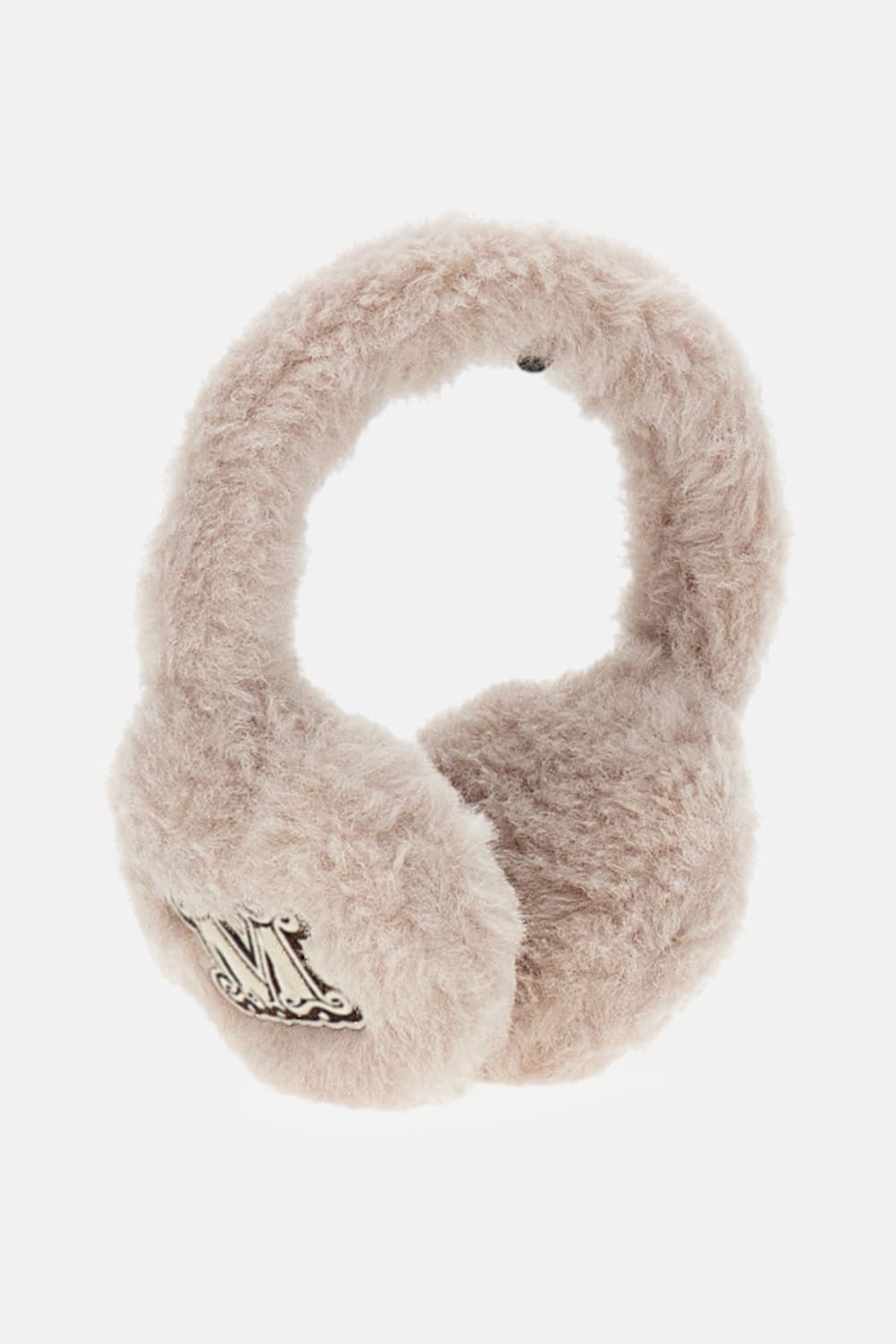 Max Mara Alpaca Wool Teddy Earmuffs In Brown