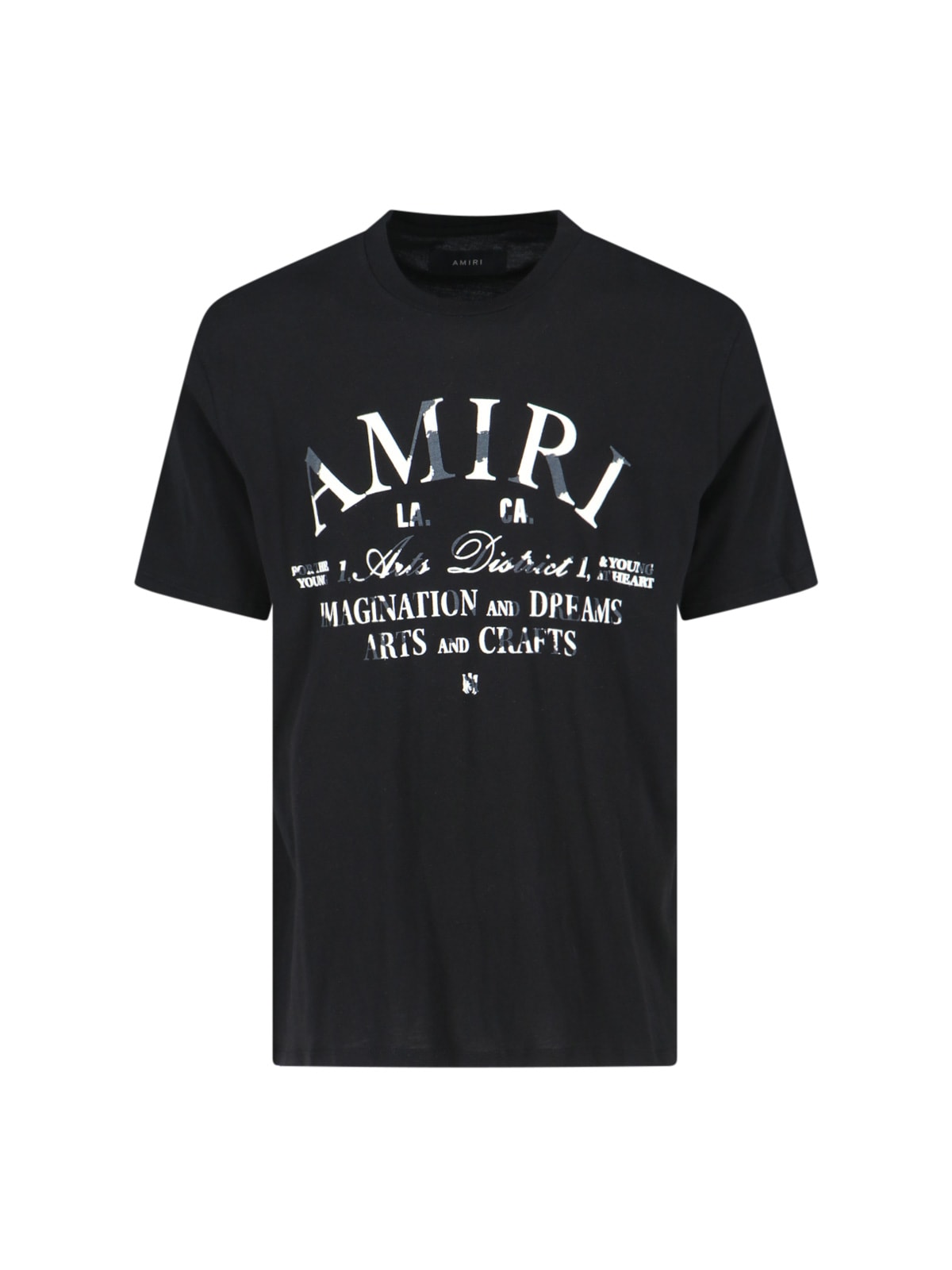 Amiri Printed T-shirt In Black