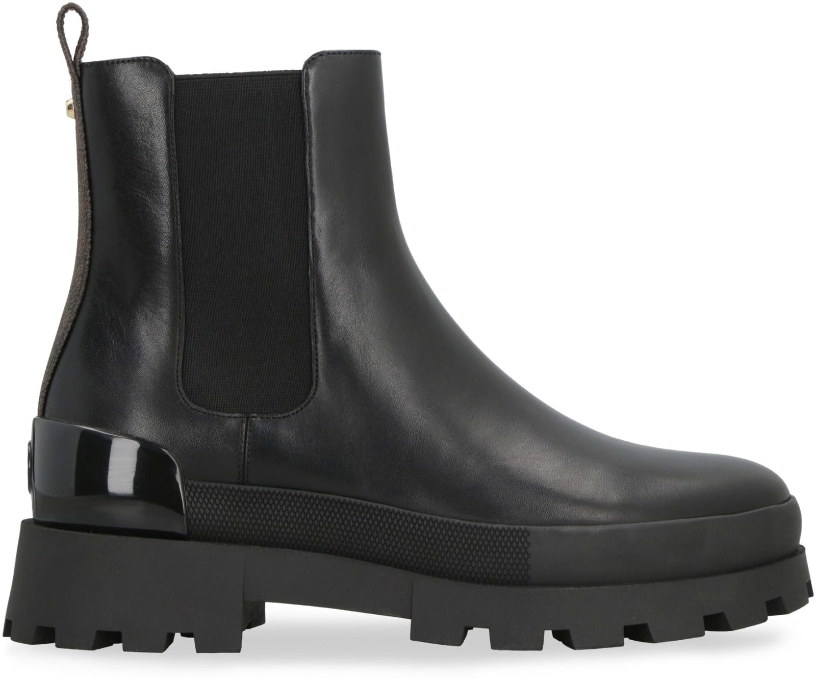 Shop Michael Kors Clara Leather Ankle Boots In Nero