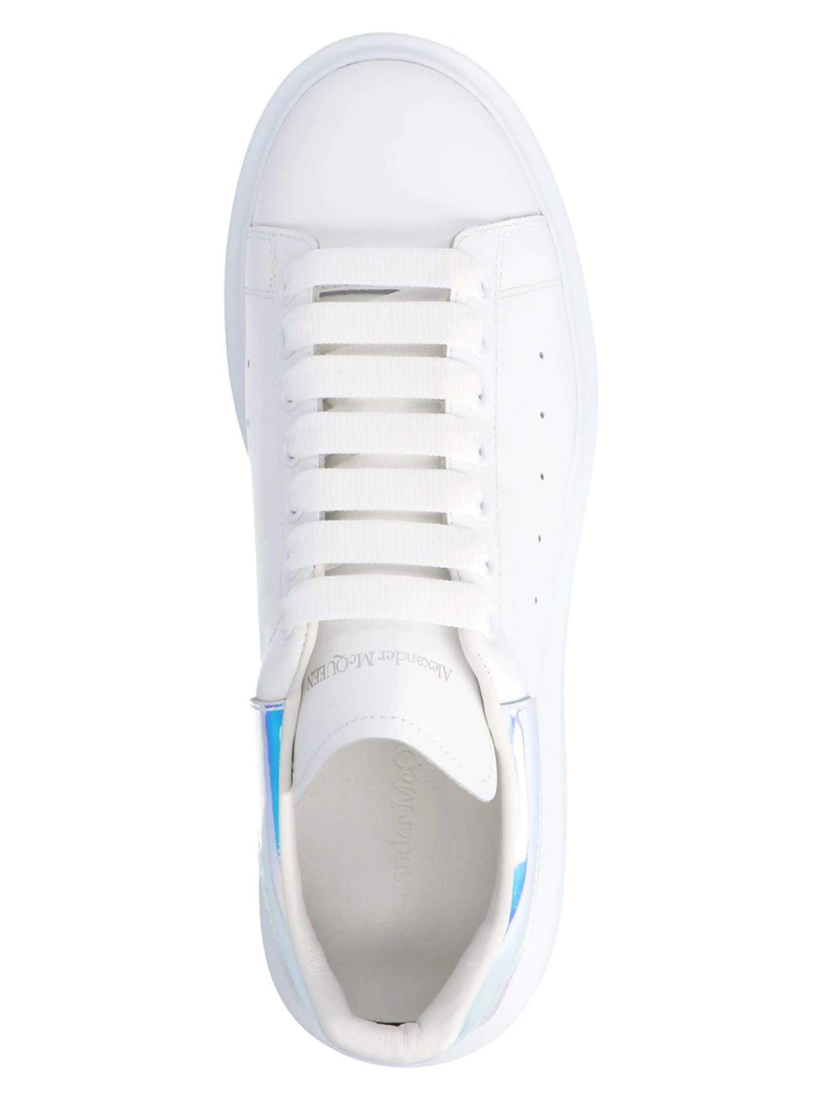 Shop Alexander Mcqueen Oversize Sole Sneakers In White