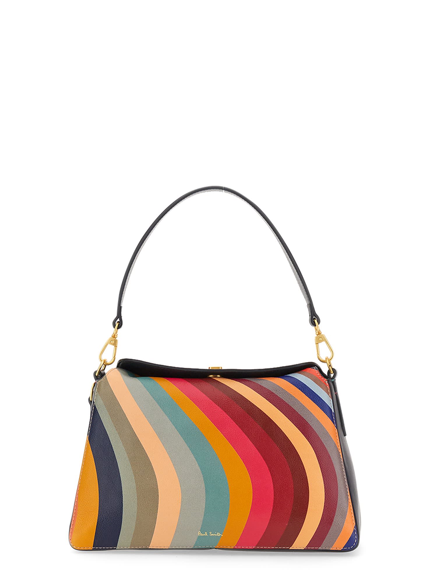 Paul Smith Swirl Shoulder Bag In Multicolor